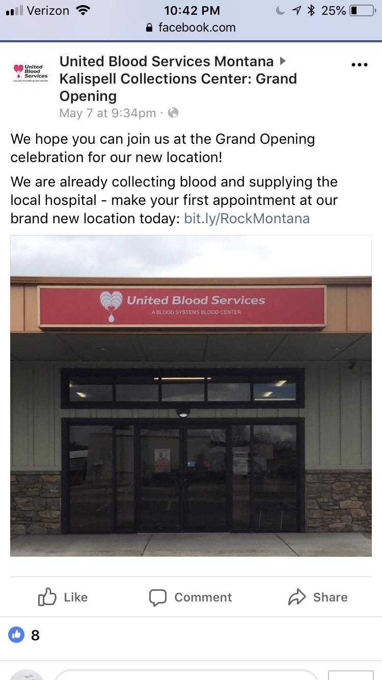 Grand opening for new blood donation center supplying KRMC United
