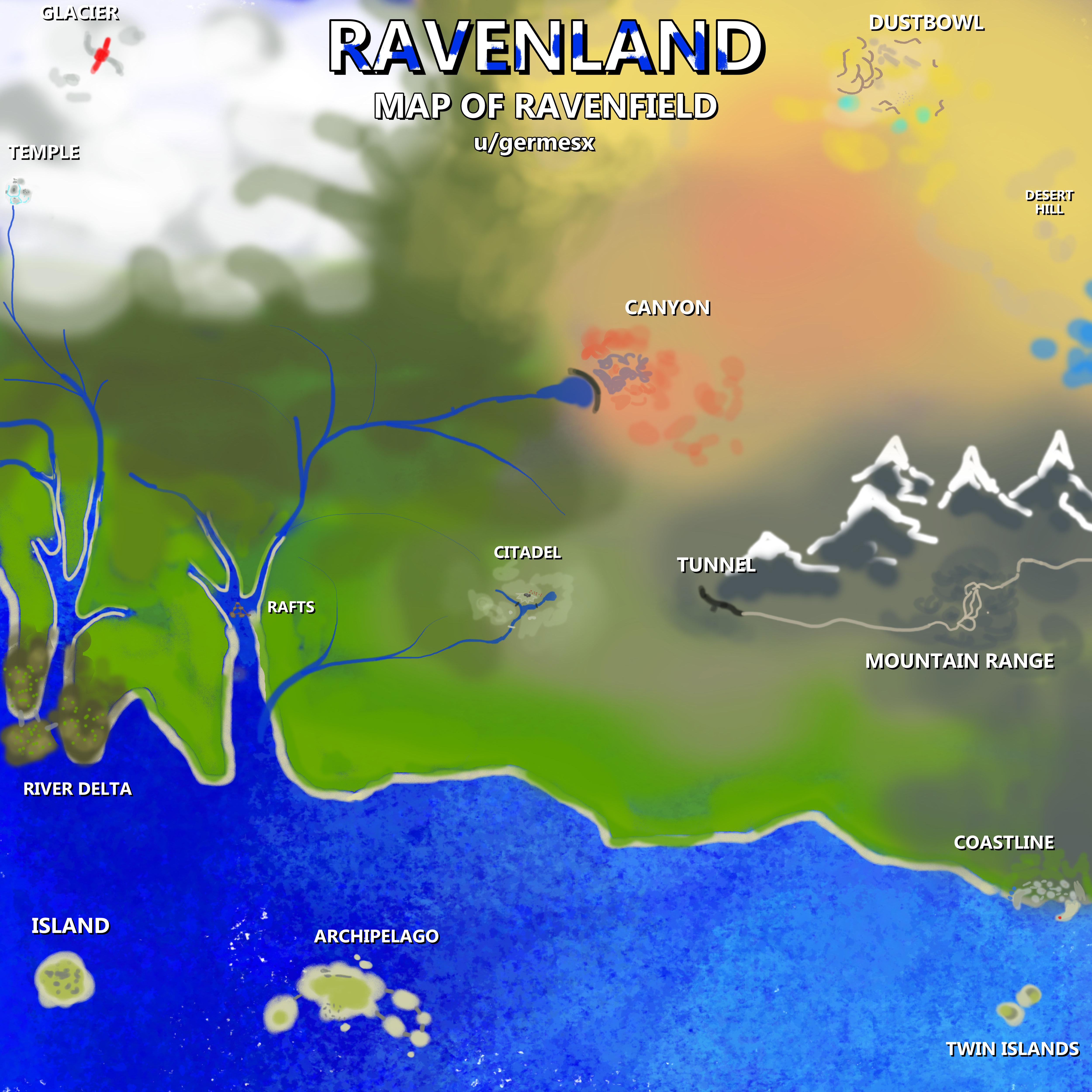 He connected all of the maps In raven field | Scrolller