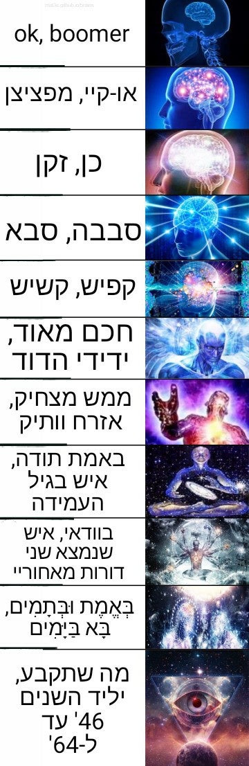 [Hebrew > English] This Hebrew meme | Scrolller