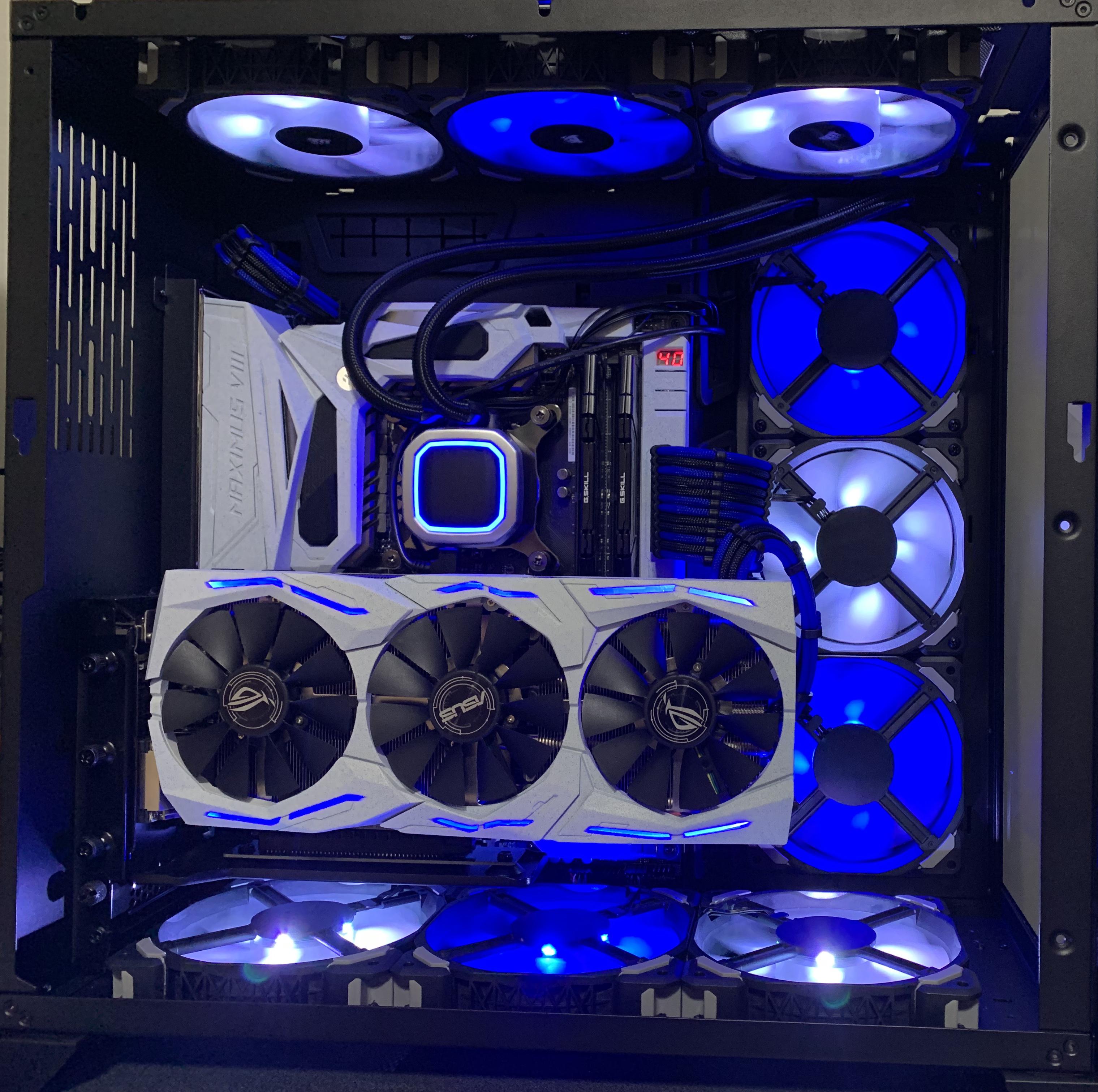 Help with LED Glare on Bottom Fans Scrolller