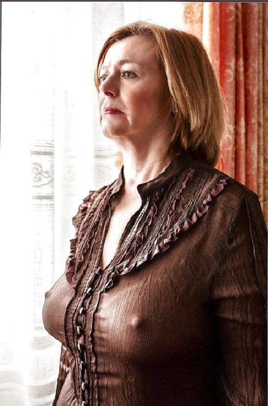 her nipples are hard as nails