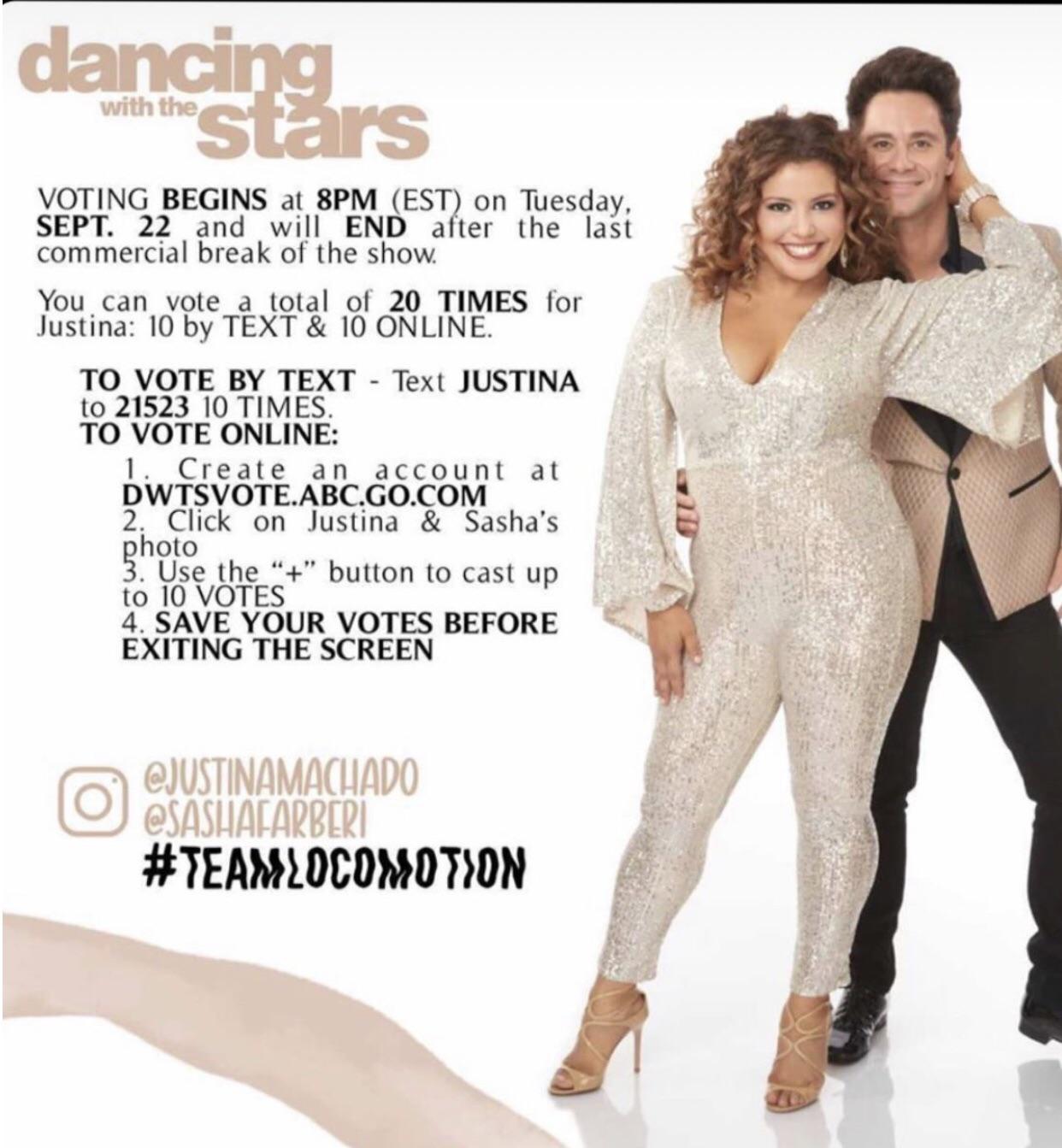 Here’s how to vote for Justina Machado (Darci on JTV) on Dancing with