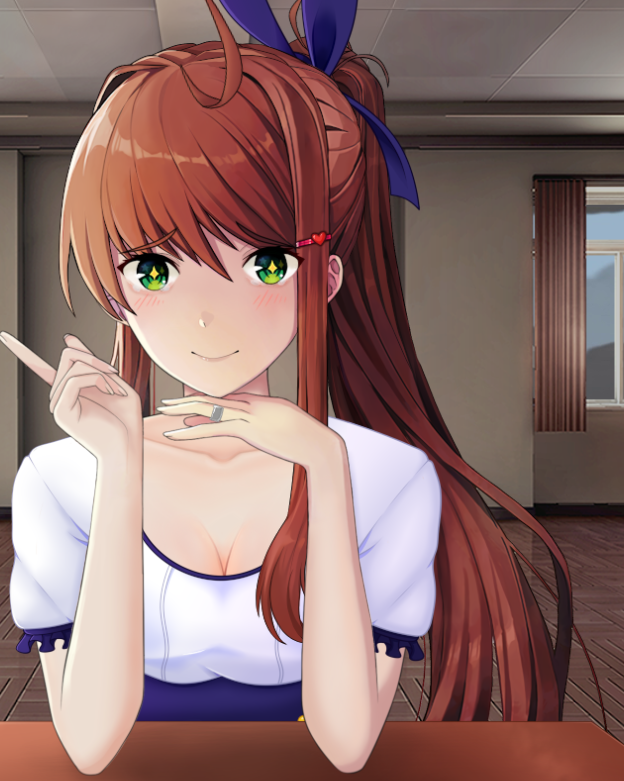 Just teasting style of clothes with Monika! : r/MASFandom