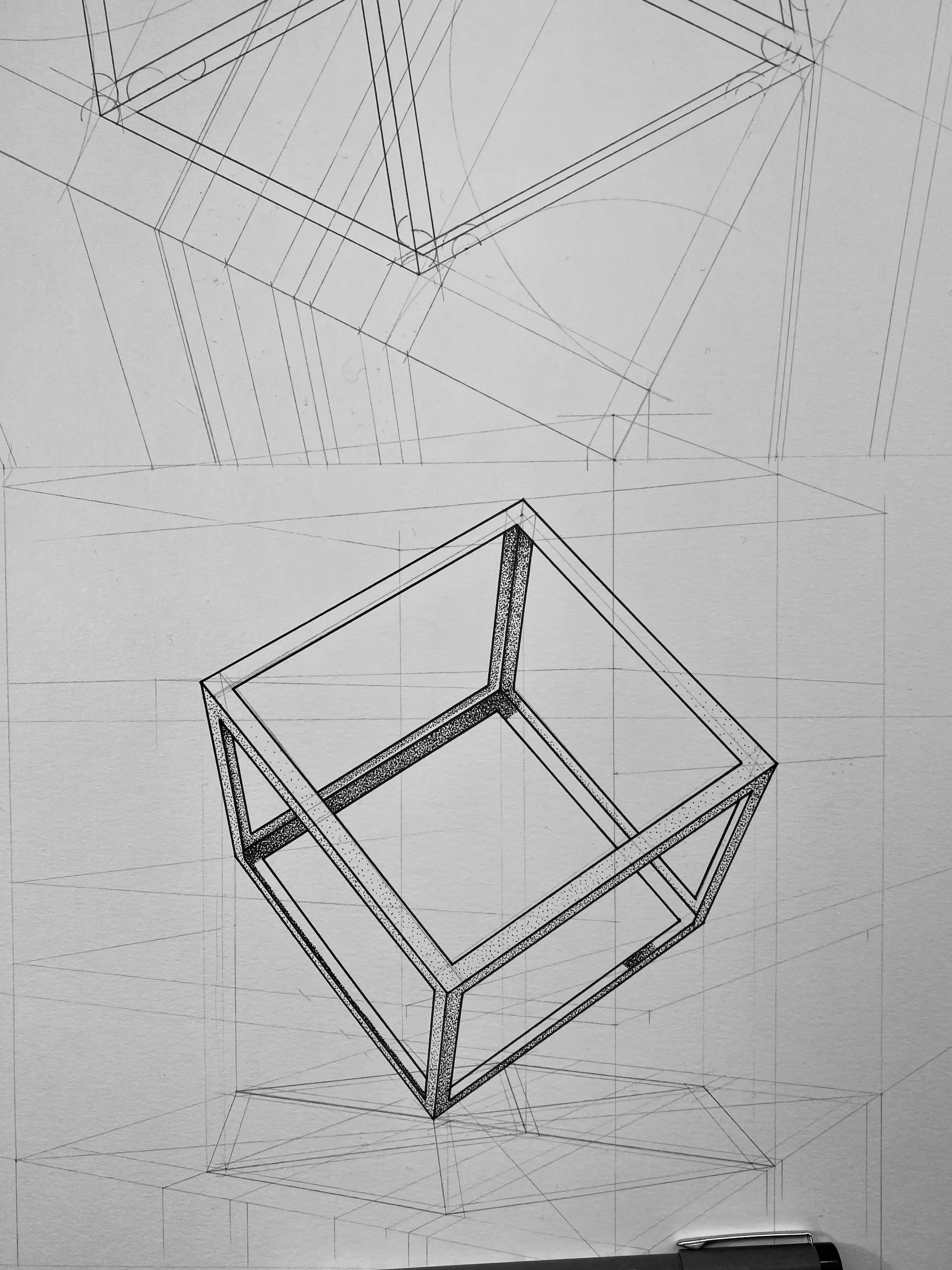 hexahedron-me-paper-pencil-ink-2021-scrolller