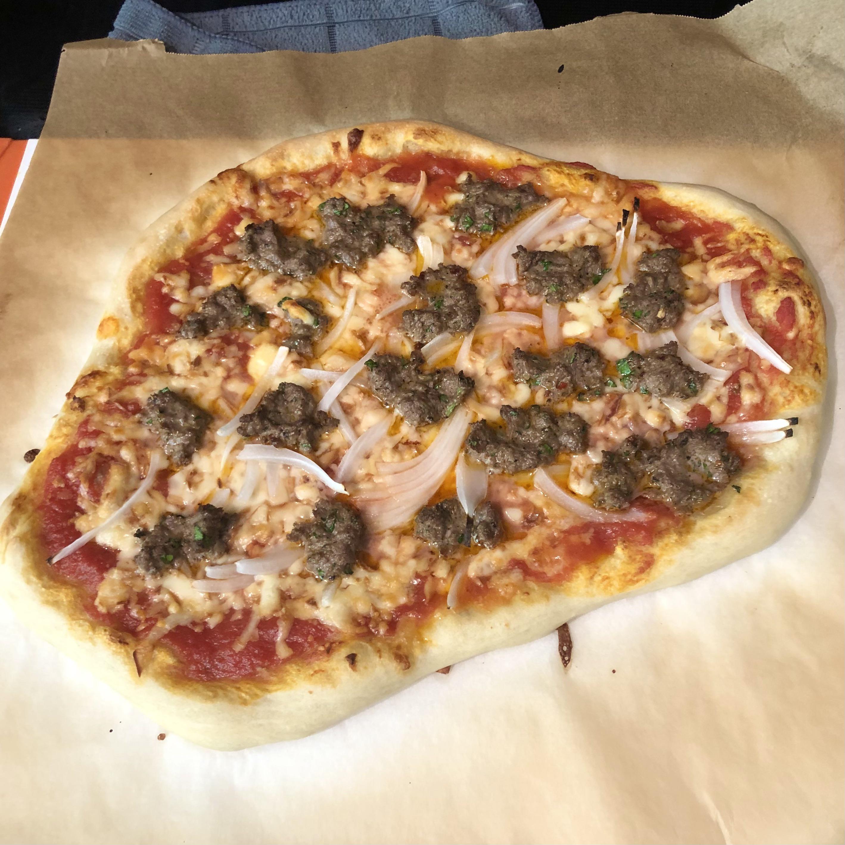 [Homemade] Pizza with Italian sausage and onion Scrolller