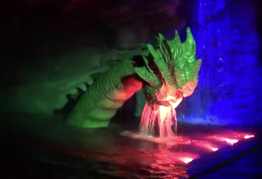 Demon Water Rides Horrifying Animatronic on water ride in Italy | Scrolller