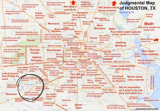 Judgemental Map Of Houston My Cat Went Missing In Riverstone - Please Keep An Eye Out Xpost R/Houston  | Scrolller