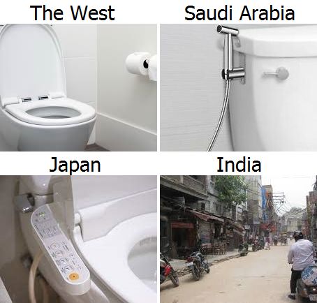 How toilets look like around the world | Scrolller