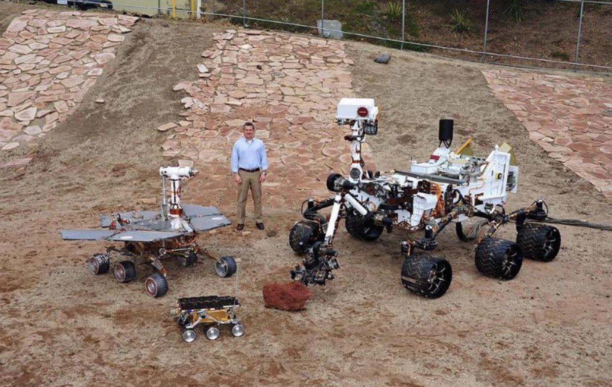 Human compared to Mars rover | Scrolller