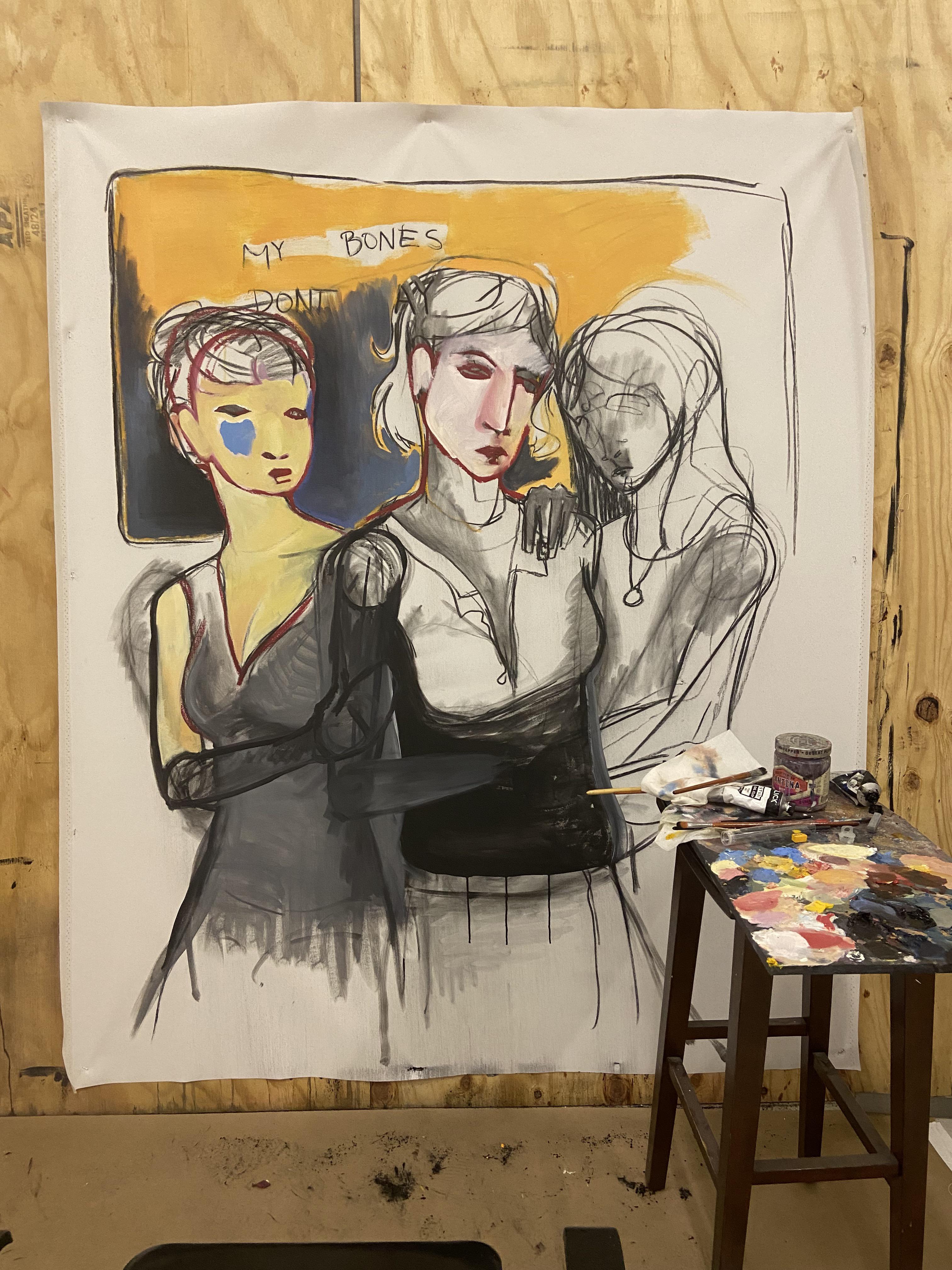 I always think it’s interesting to see paintings awkward teenage phase ...