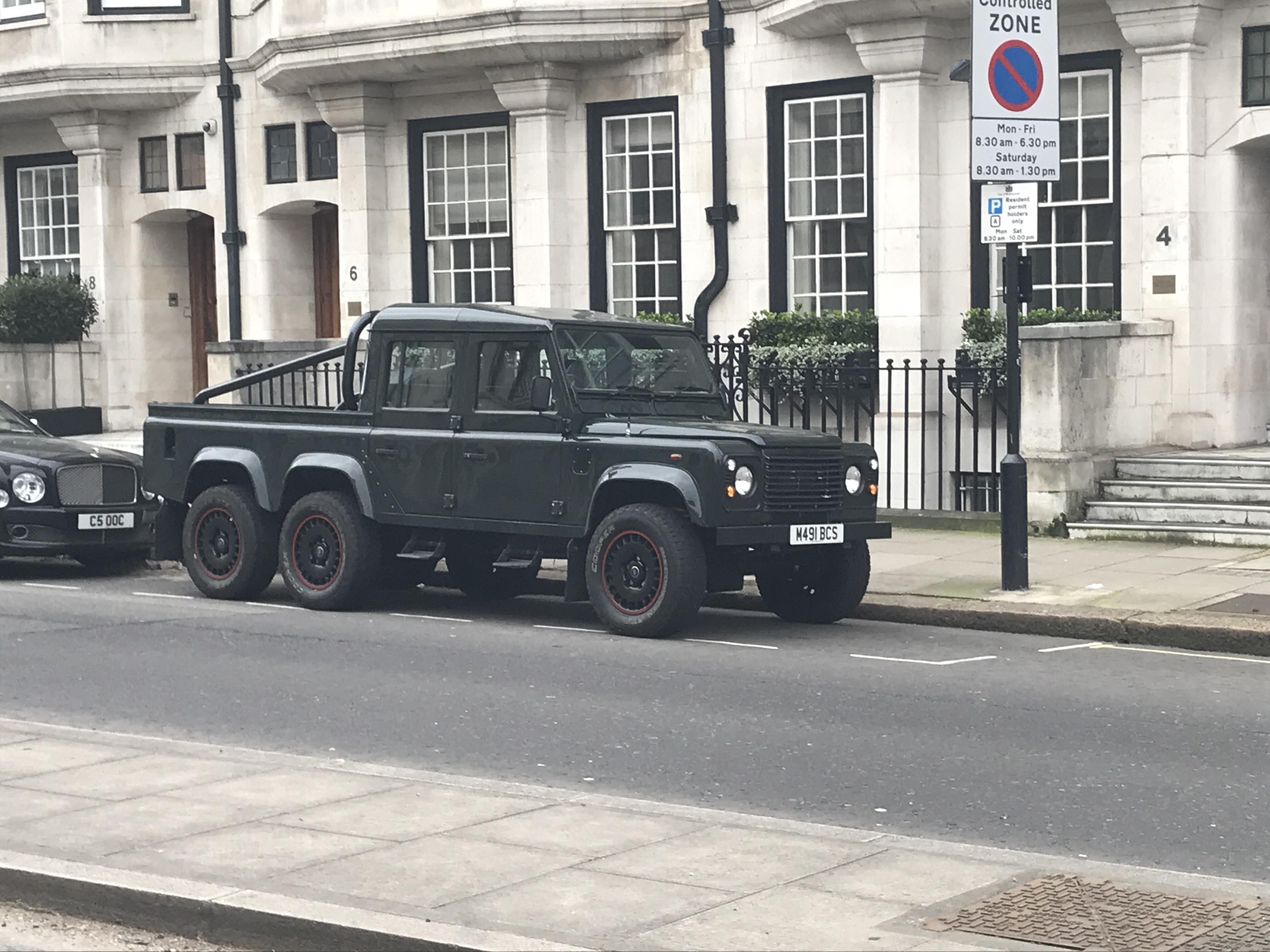 I am as of yet undecided on this 6 wheeler Range Rover. Does it belong ...