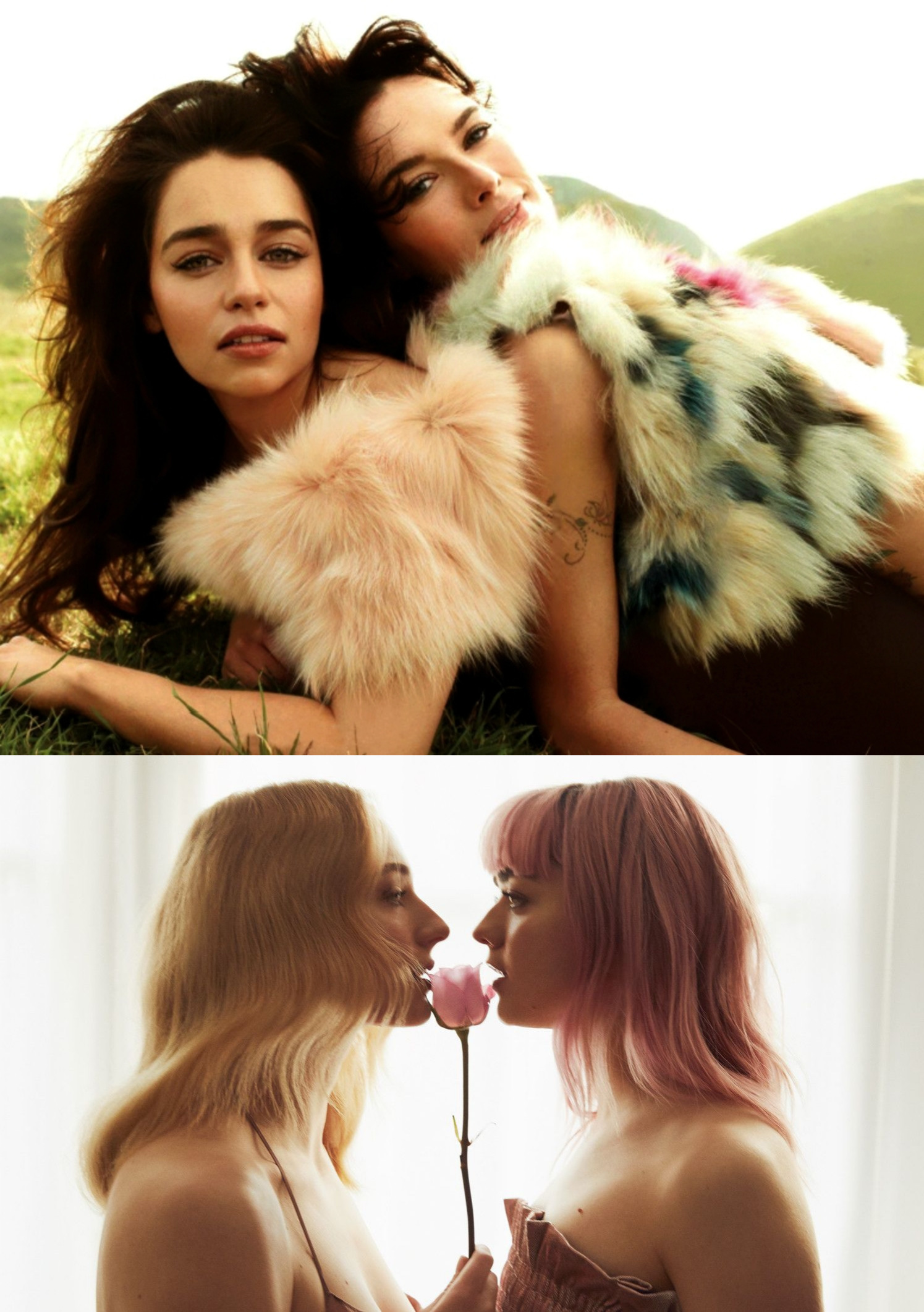 I Approve Rolling Stones Magazine S Photoshoots Featuring Emilia Clarke Lena Headey Sophie