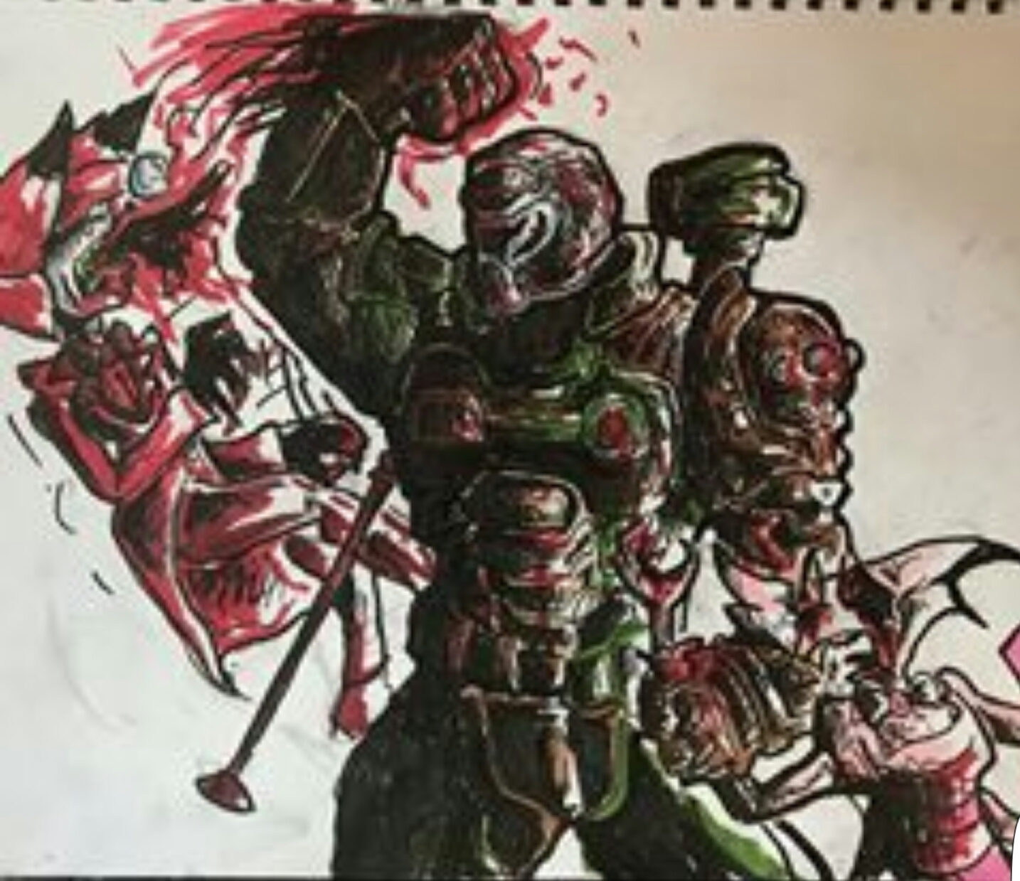I Don t Know Who Made This But This Is A Badass Pic Of Doom Slayer i-don-t-know-who-made-this-but-this-is-a-badass-pic-of-doom-slayer