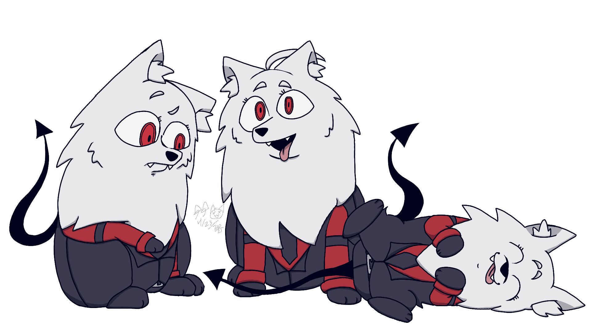 I drew Cerberus as a Pomeranian | Scrolller