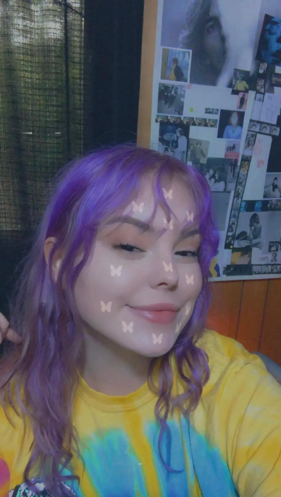 i dyed my hair purple n i luv !!!!! i feel like a fairy 🧚🏻‍♀️ 💜🦄