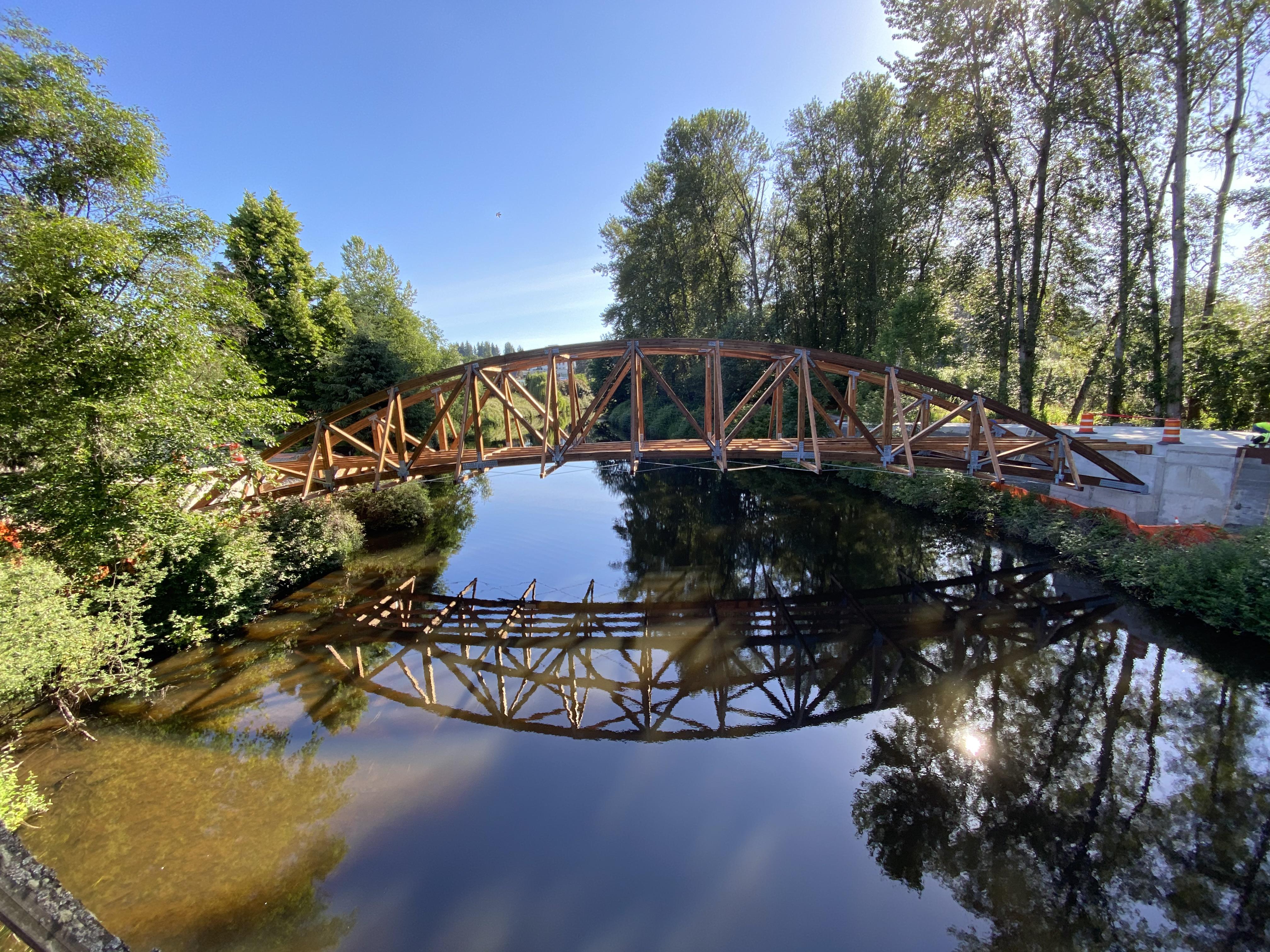 I Had To See The New Bothell Pedestrian Bridge For Myself This Morning ...