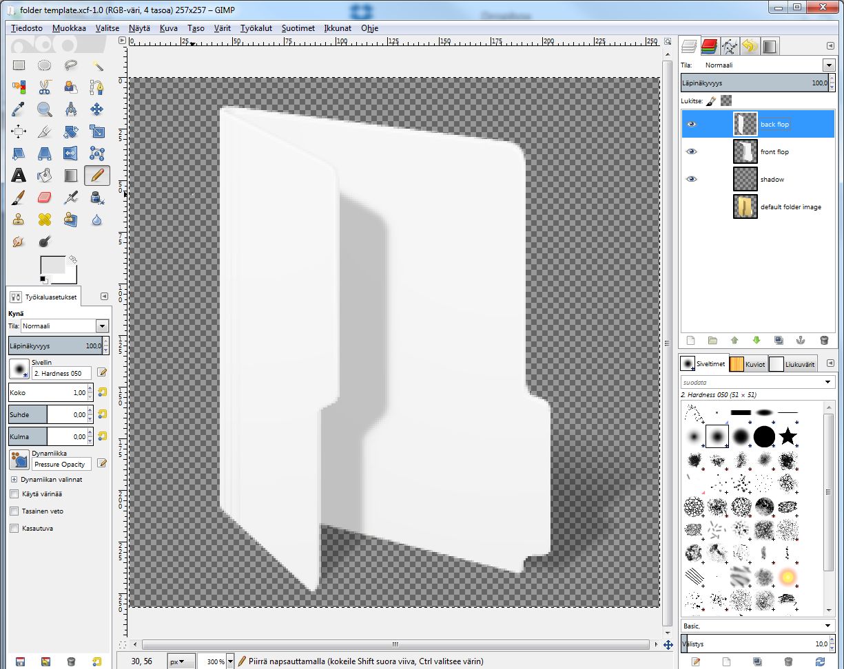 I made a Gimp folder template for you all to use! (Link in comments