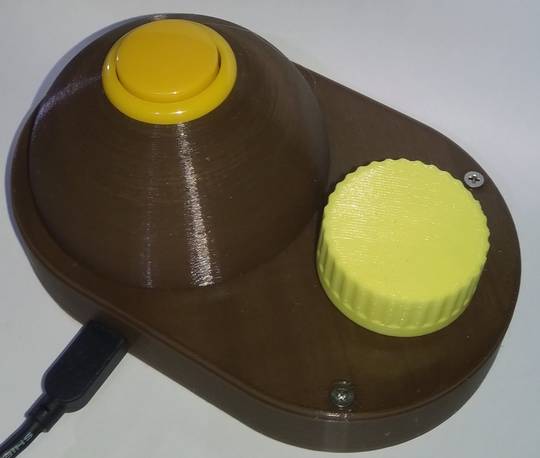 I made a hardware webpage scroller. A rotary encoder scrolls to the tabs of the webbrowser