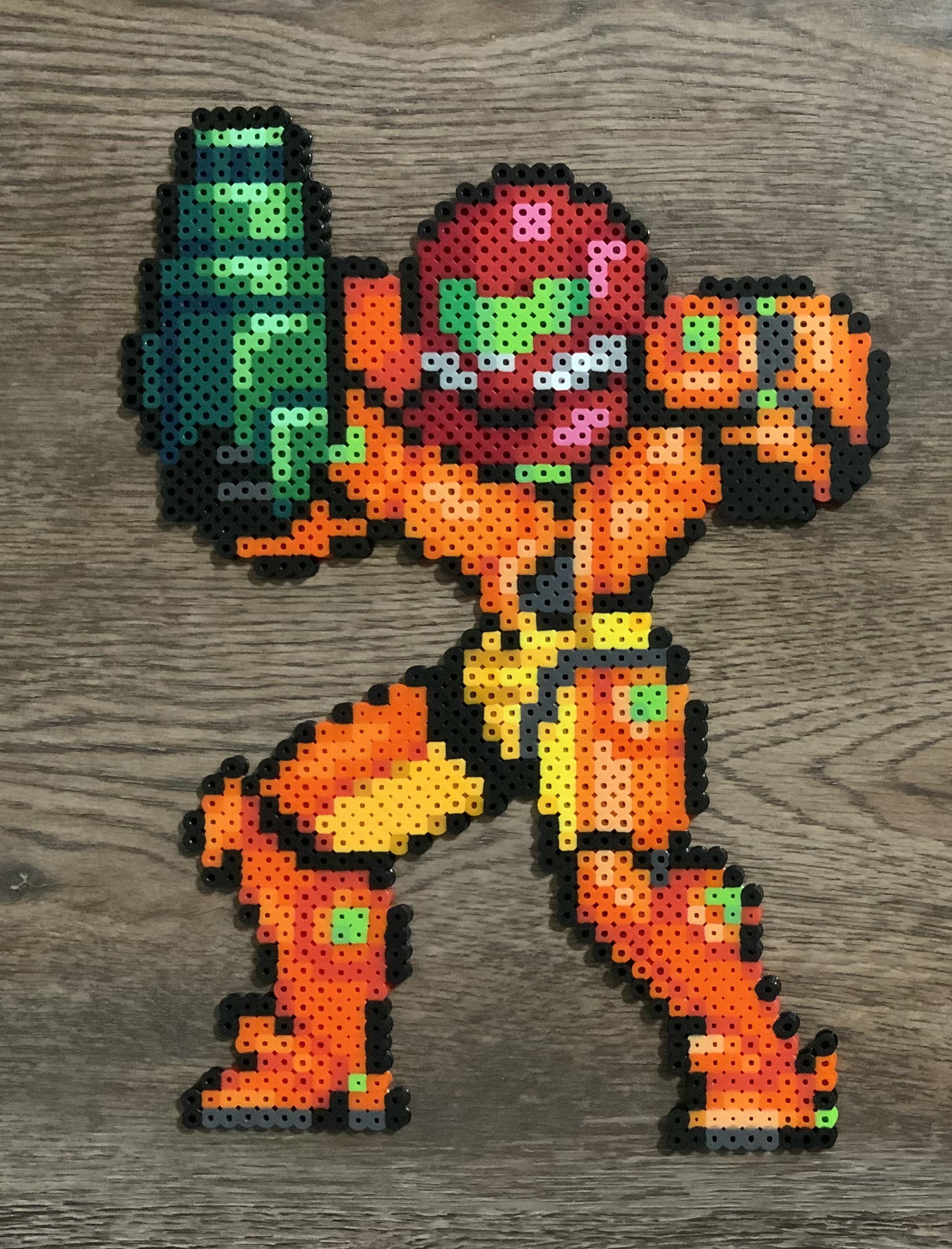 Making A Samus Aran Perler Bead Sprite Metroid Dread Youtube Hot Sex