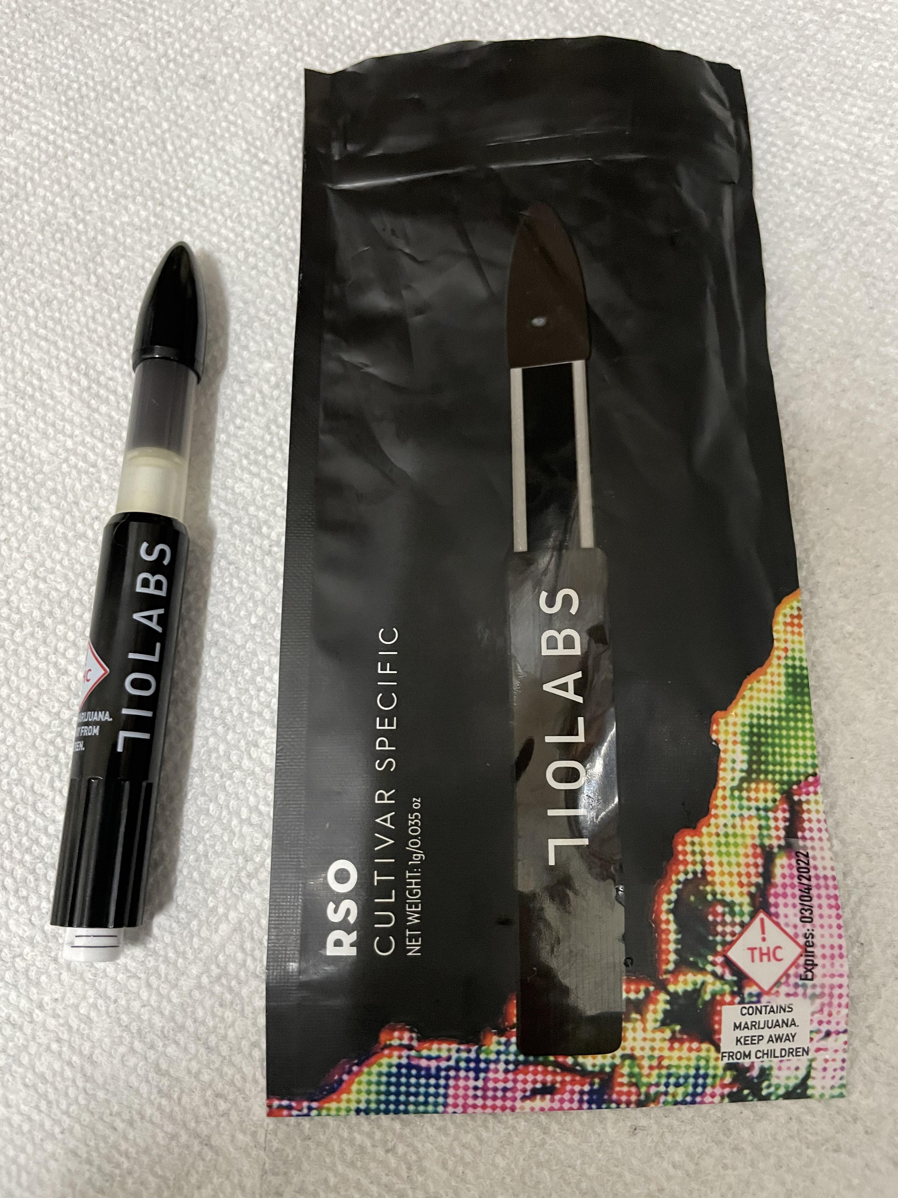 I picked up some 710labs rso syringes but when i opened one there
