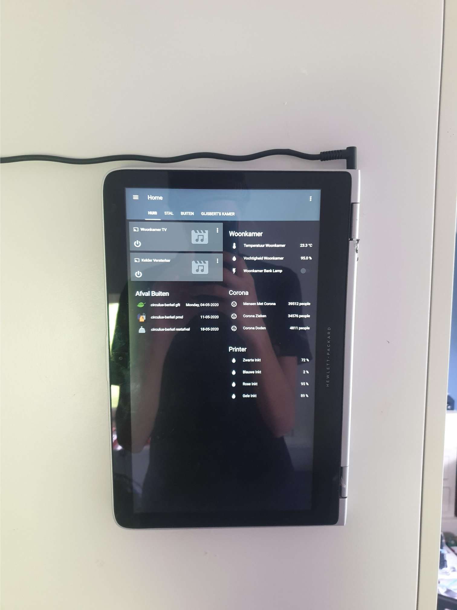 I reused my old laptop as a Home Assistant tablet. Scrolller
