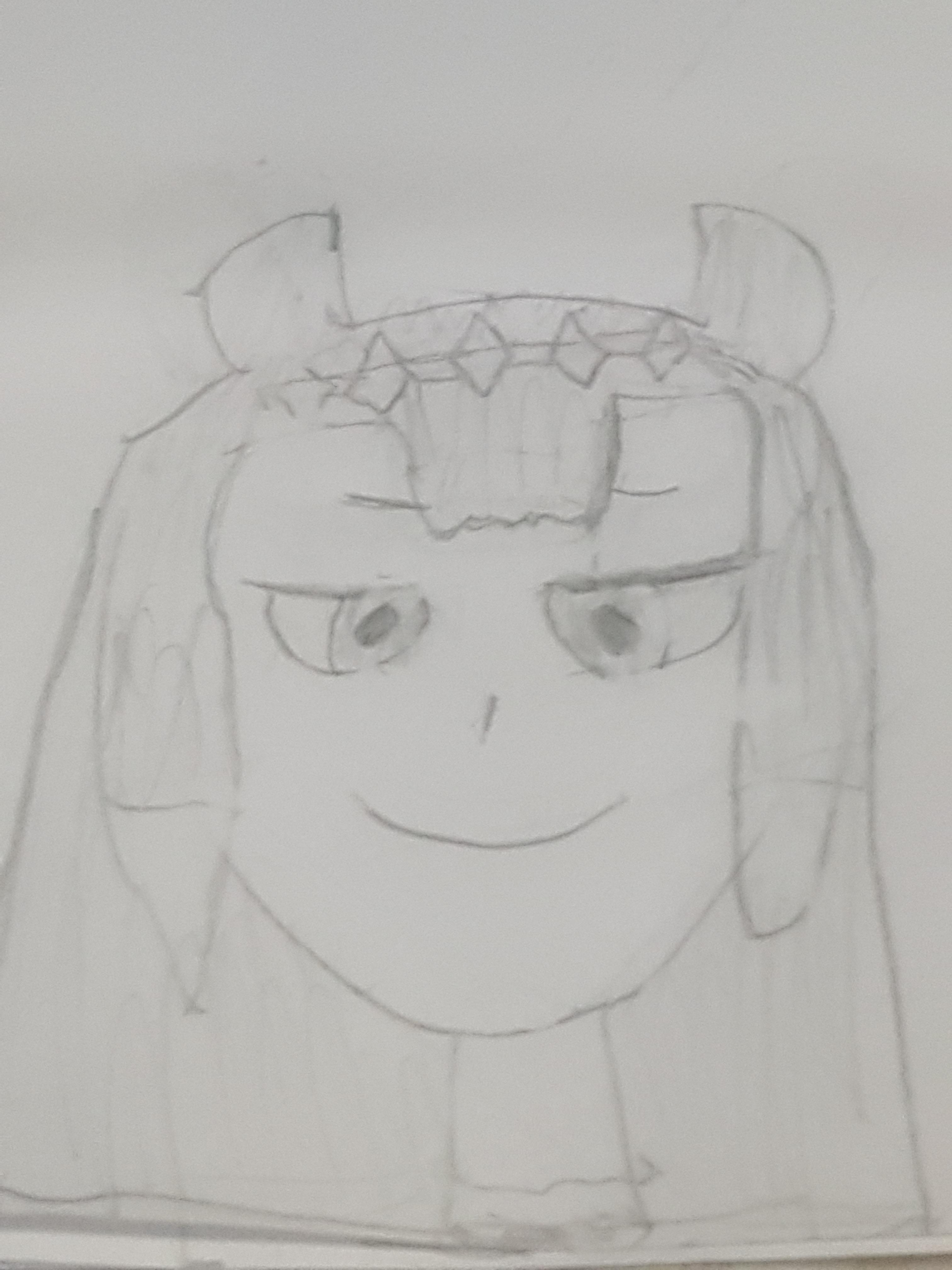 I tried drawing Ina. | Scrolller