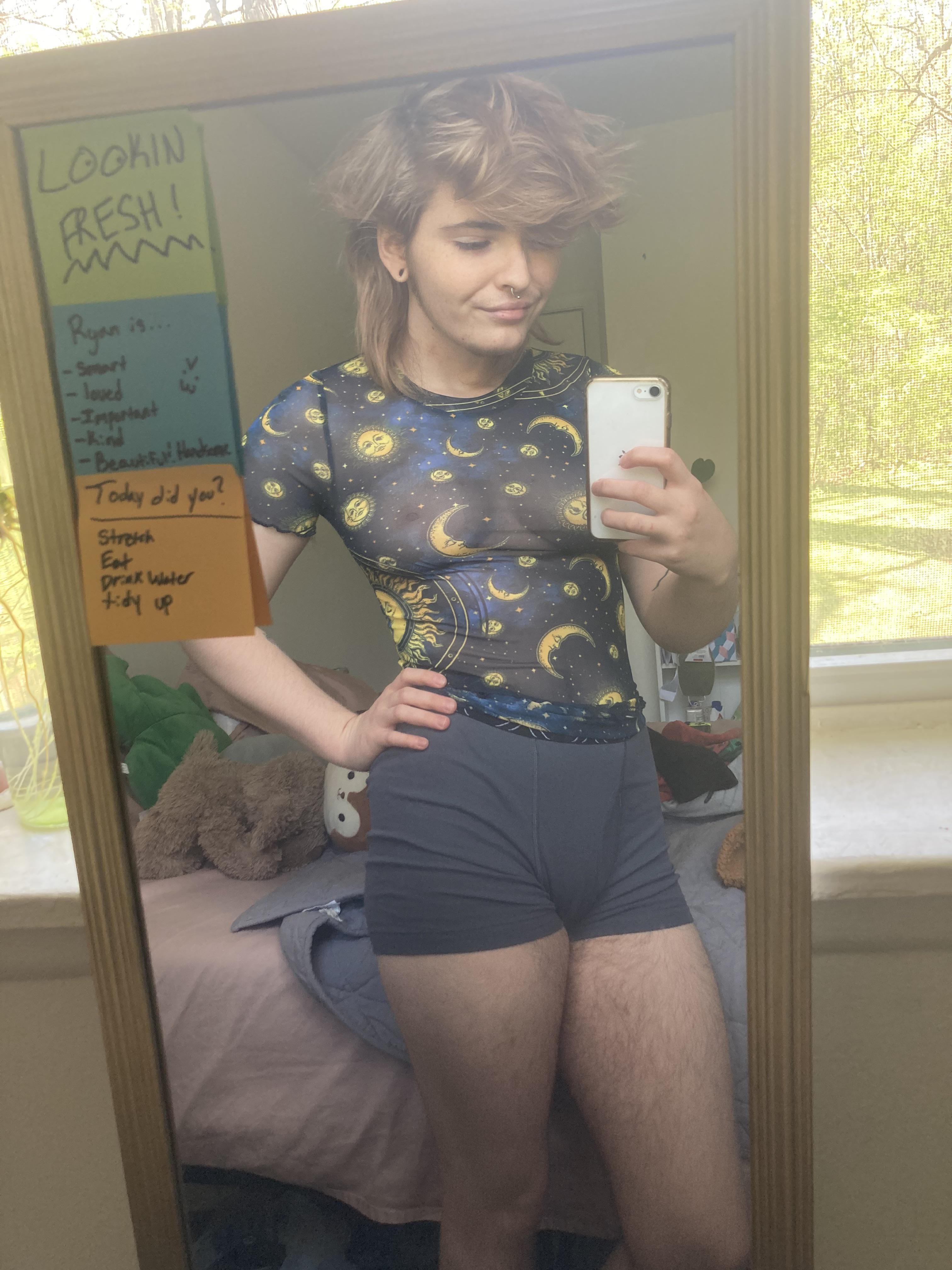 I wanna wear this out to the club and make all the boys drool 😋 (he/him