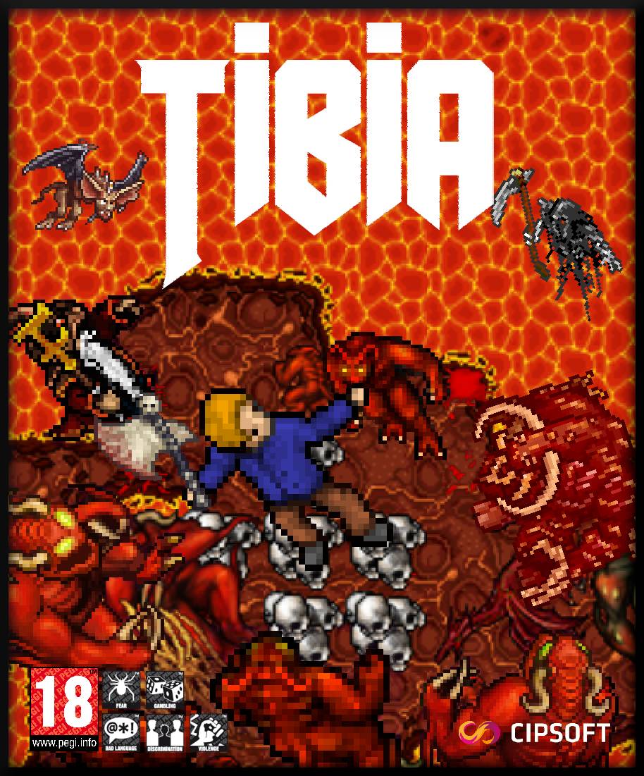 Tibia Portadas i was bored so i made tibia cover in doom style | Scrolller