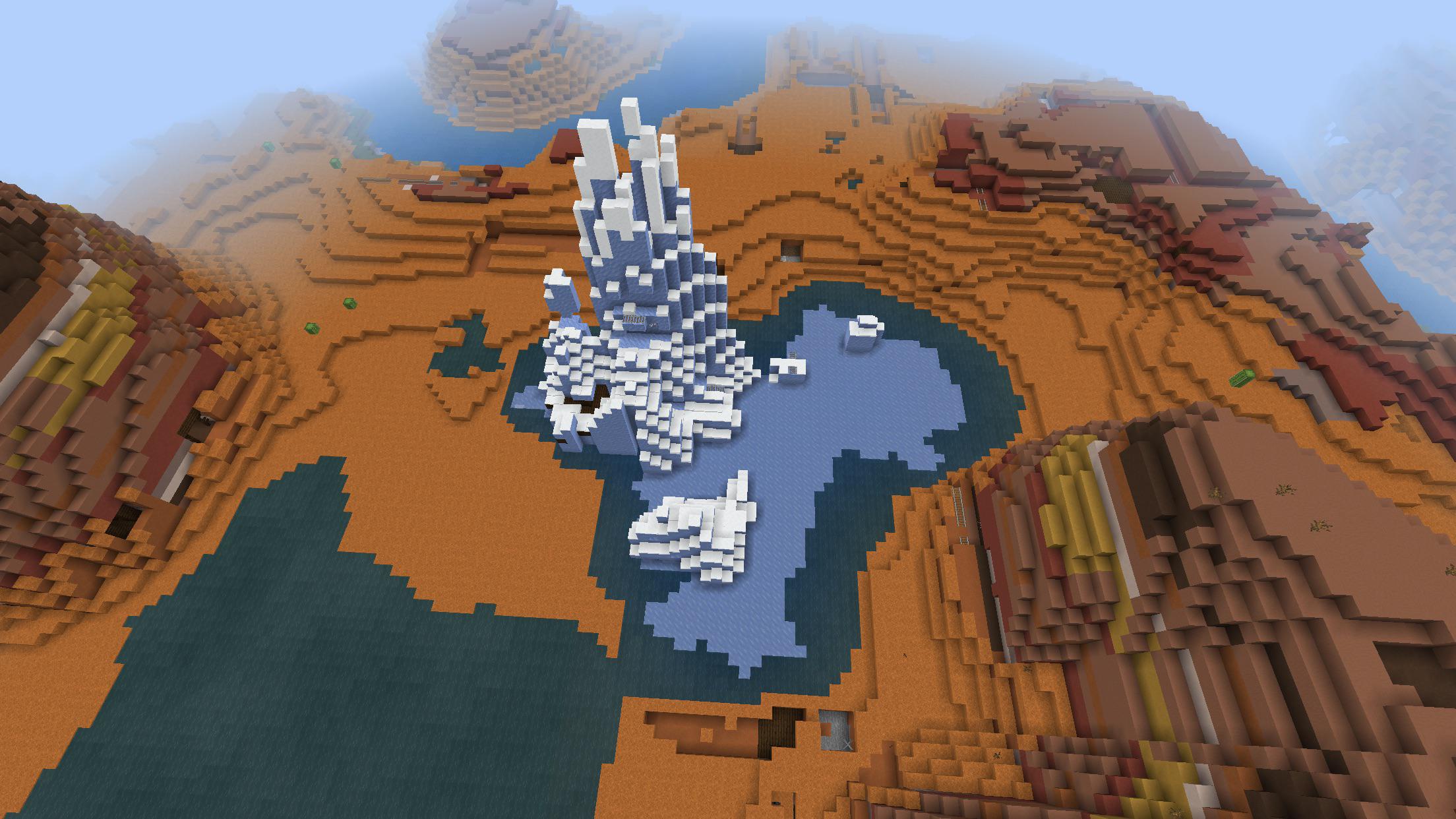 Ice Biome inside of Mesa Biome Scrolller