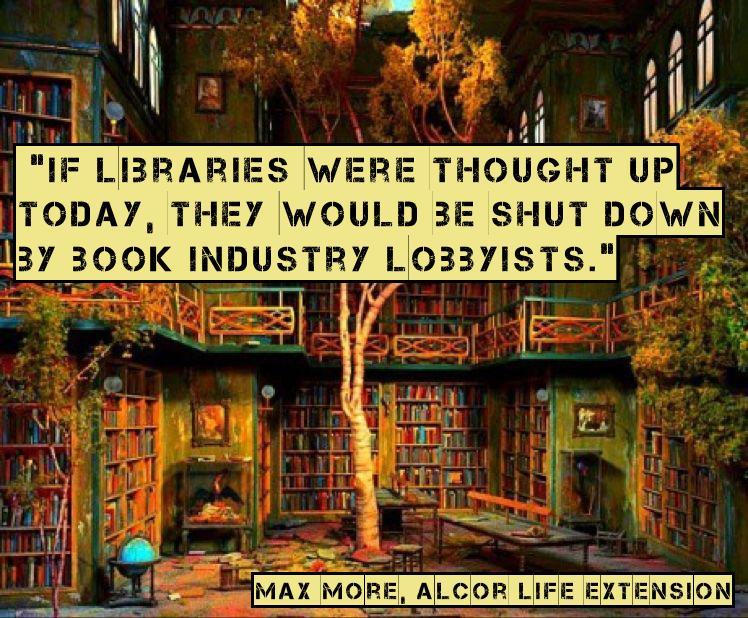 "If Libraries Were Invented Nowadays, They Would Be Shut Down By Book