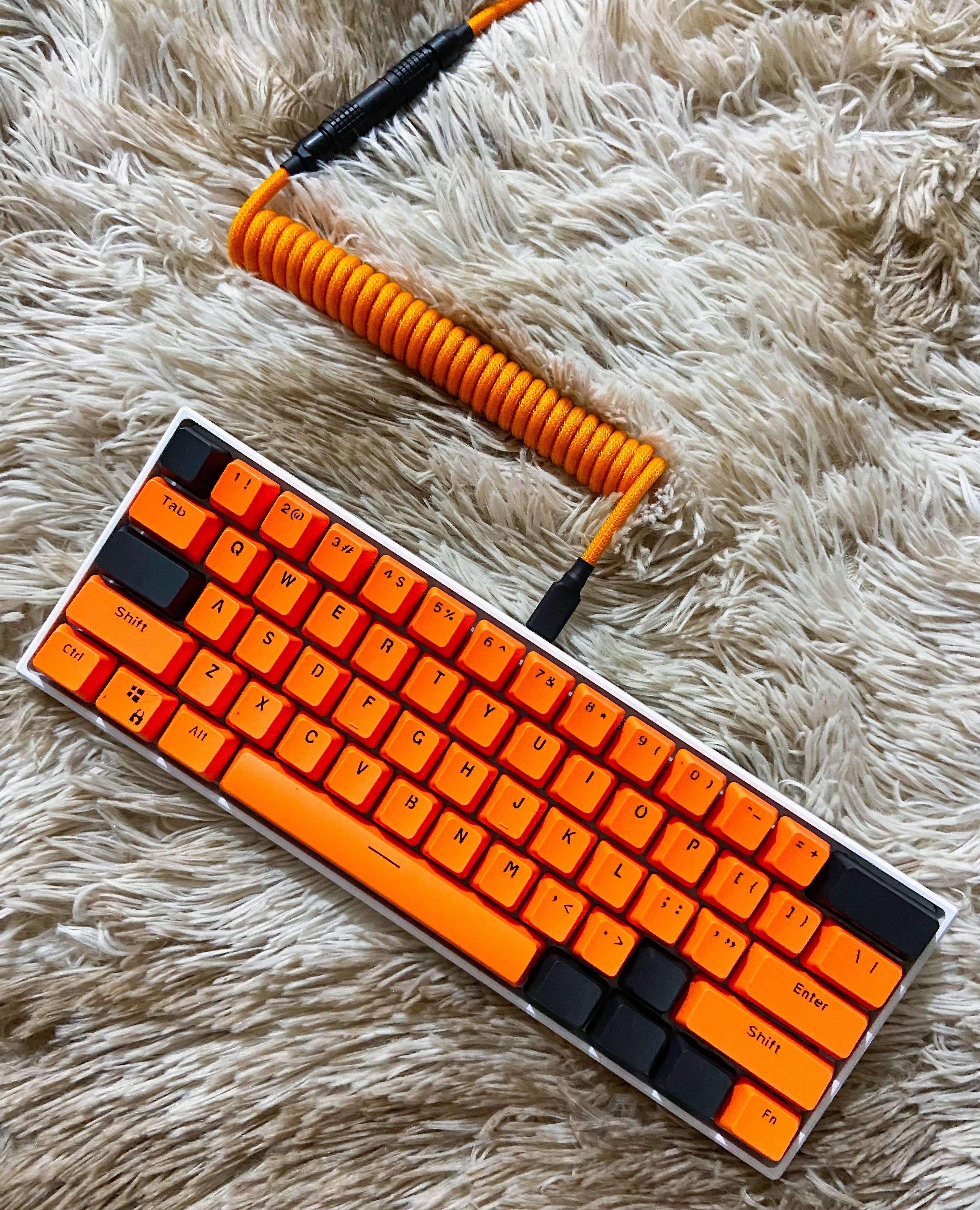 Improved my first build. Orange keycap set suggestions? Scrolller
