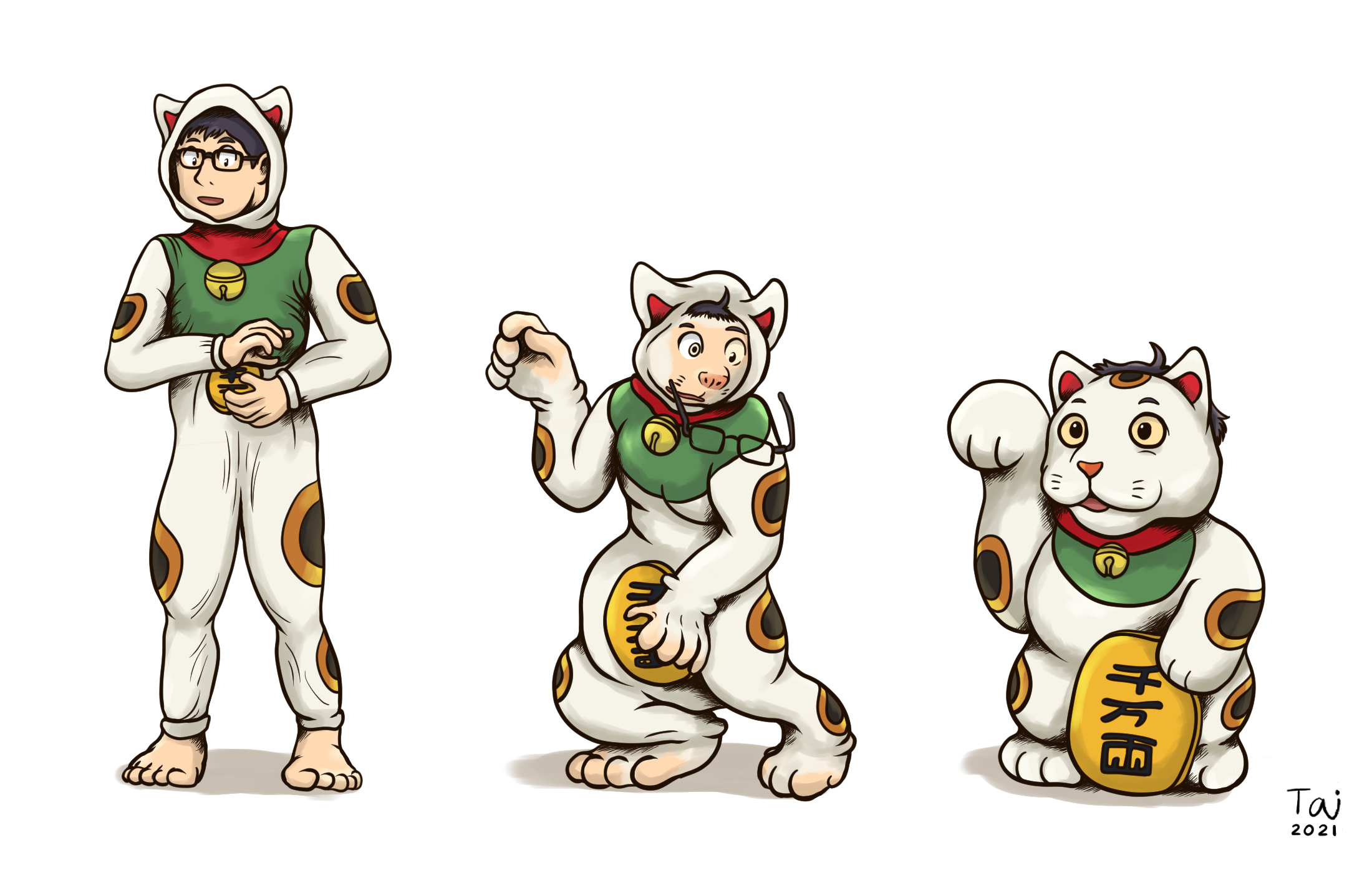 [Inanimate] Lucky Cat Suit by Taitora | Scrolller