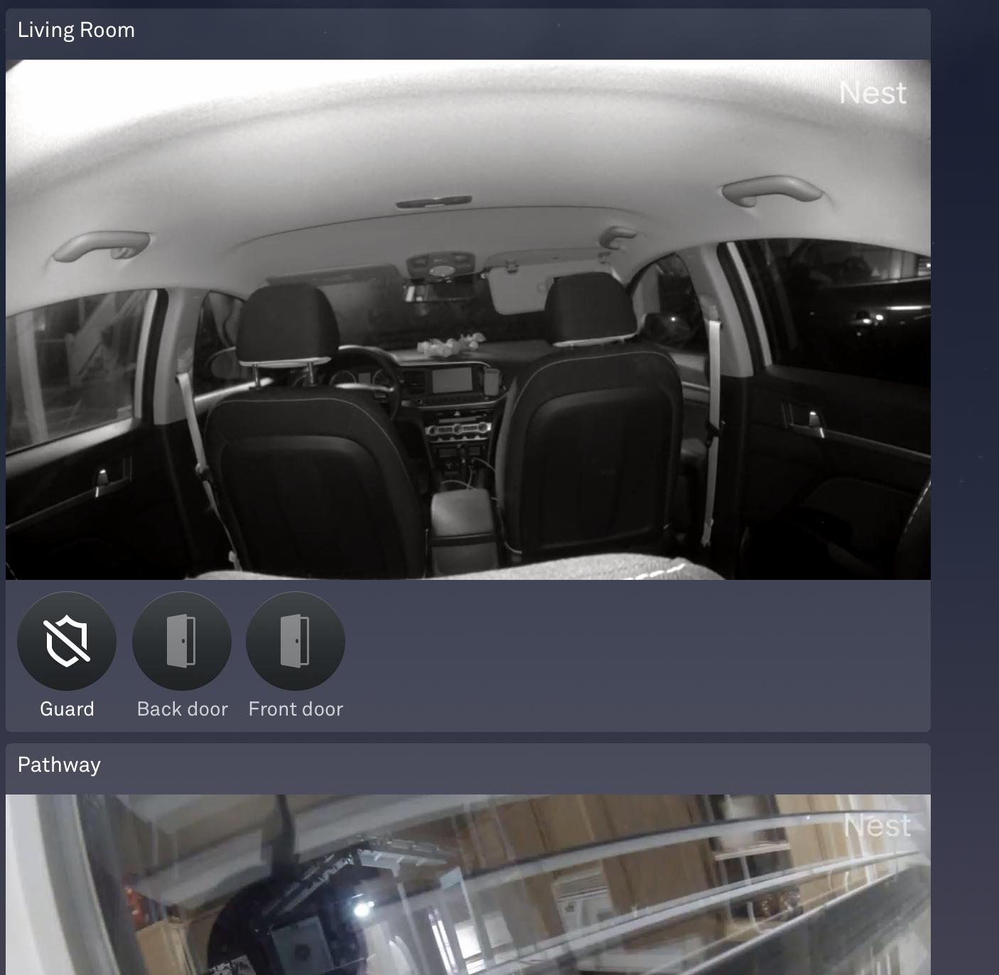 Installed a nest cam in my car (at&t hotspot) Scrolller