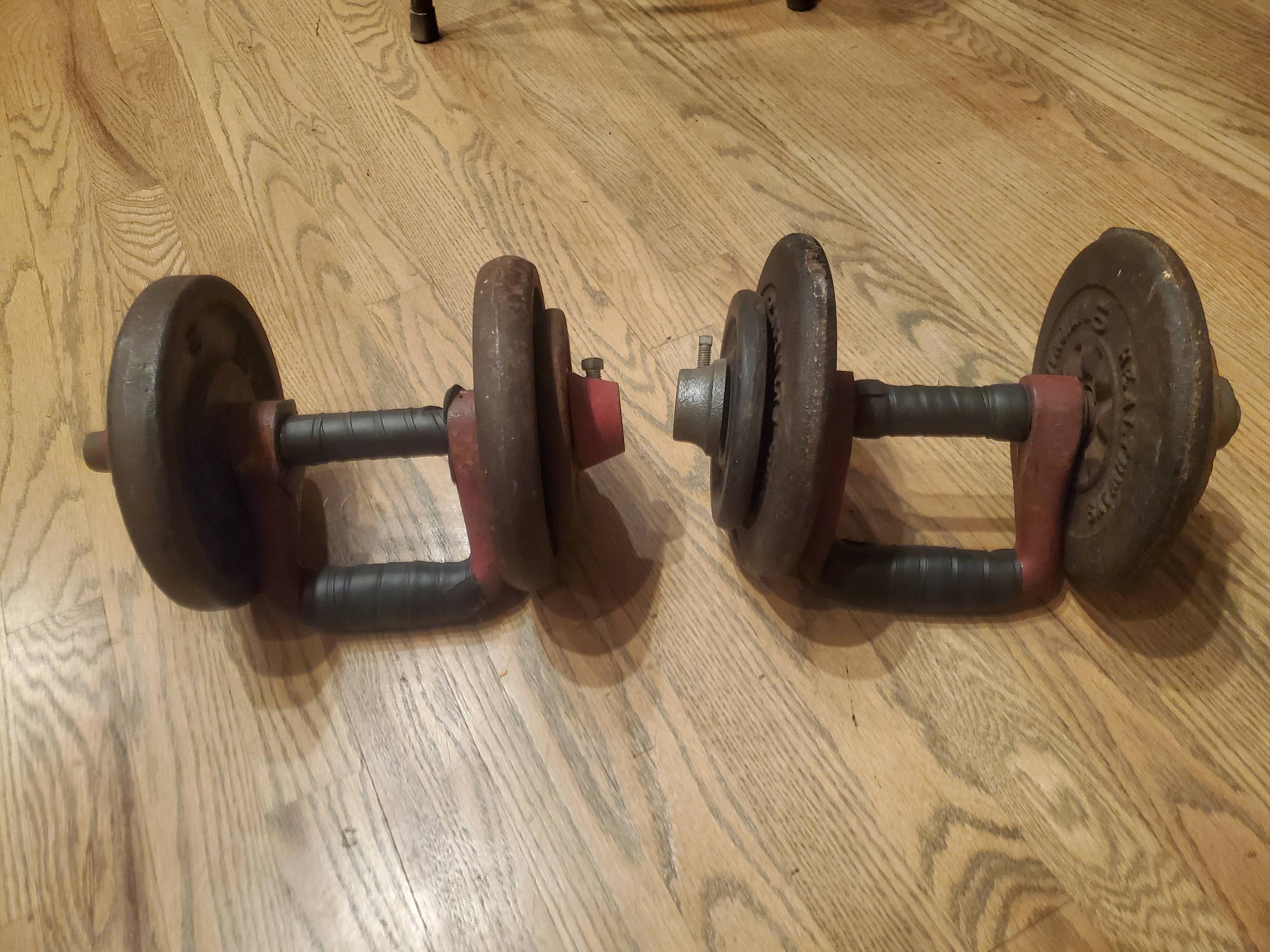 Is there a name for these types of weights? They're vintage dumbbells