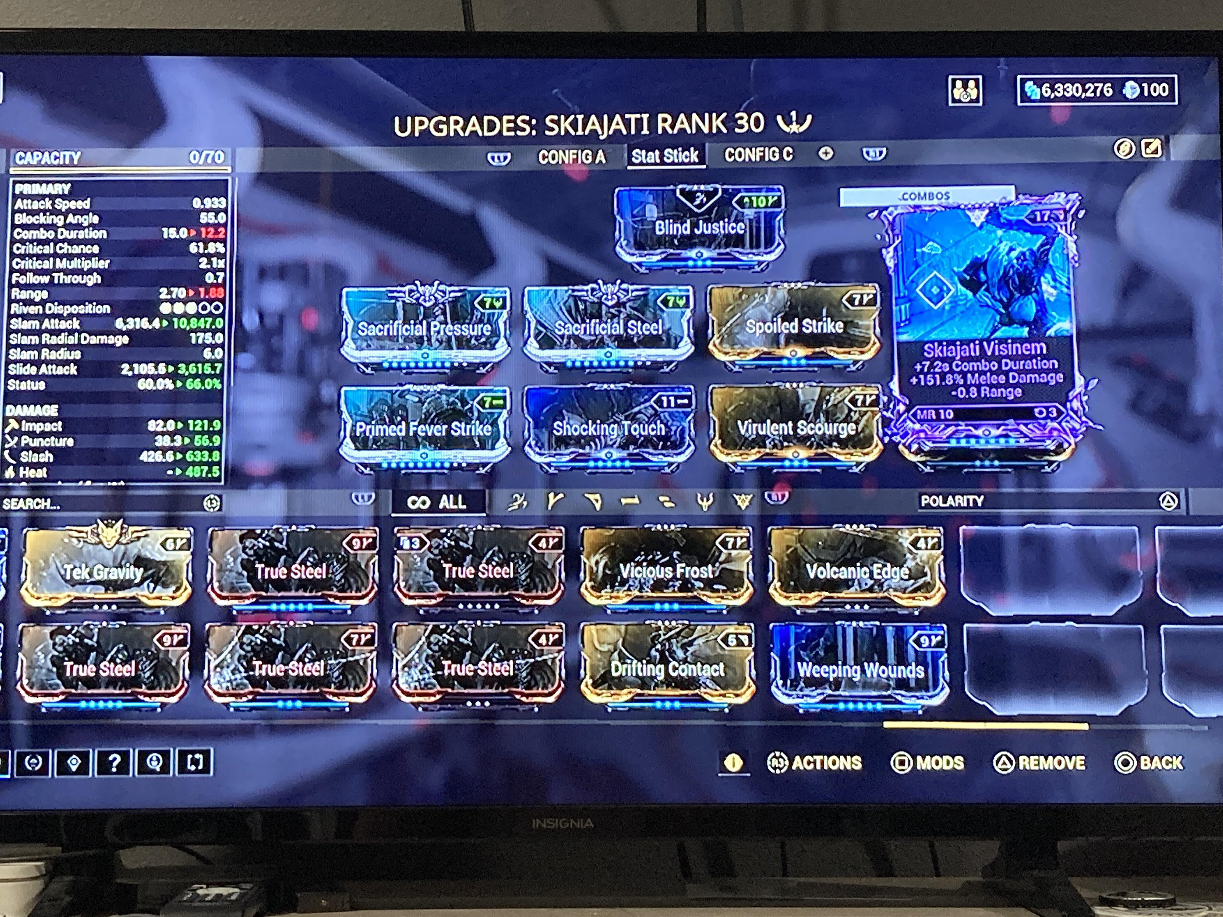 Is this a good stat stick build for gara? Under the riven is a volcanic ...