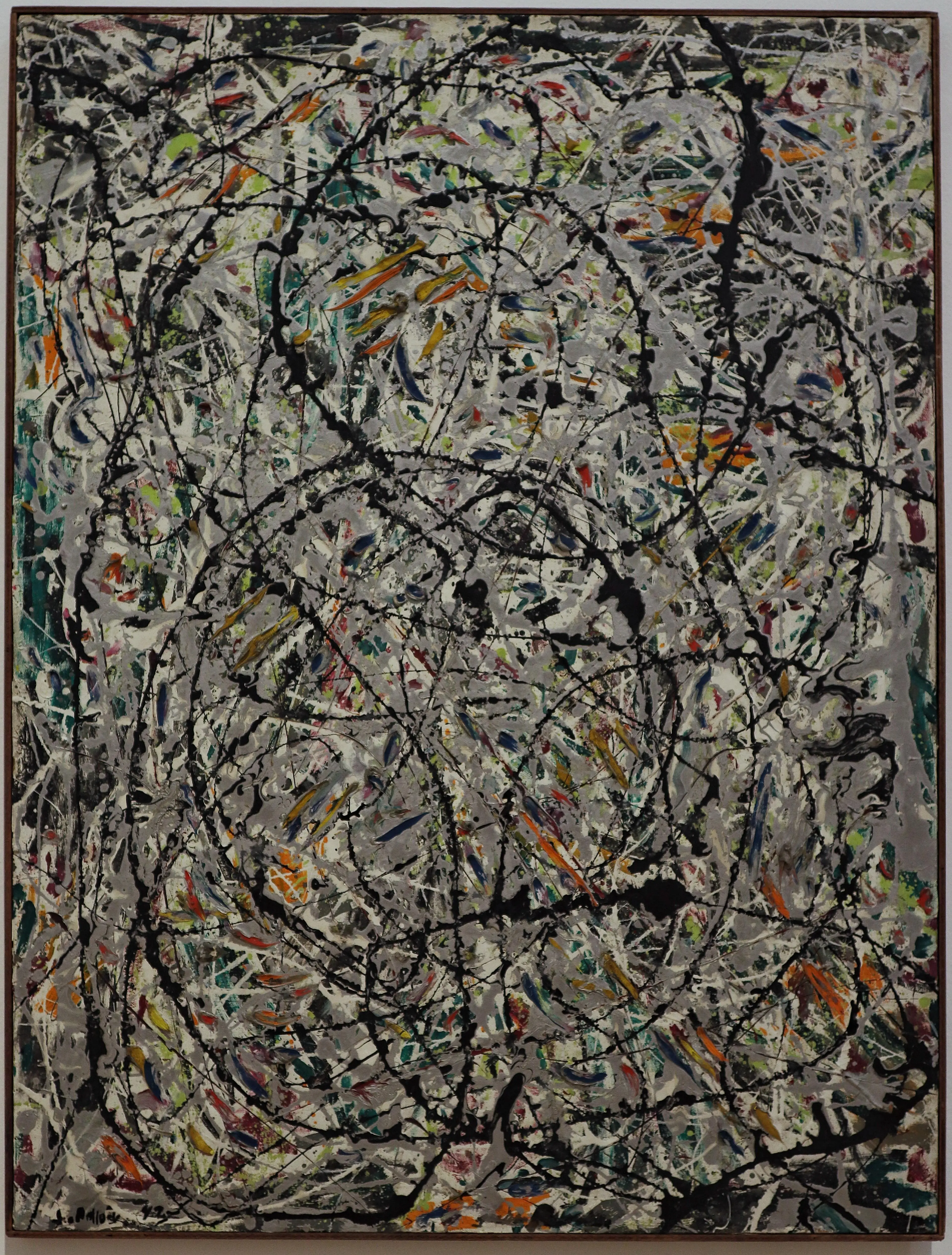 Jackson Pollock - Watery Paths (1947) [3700x4900] | Scrolller