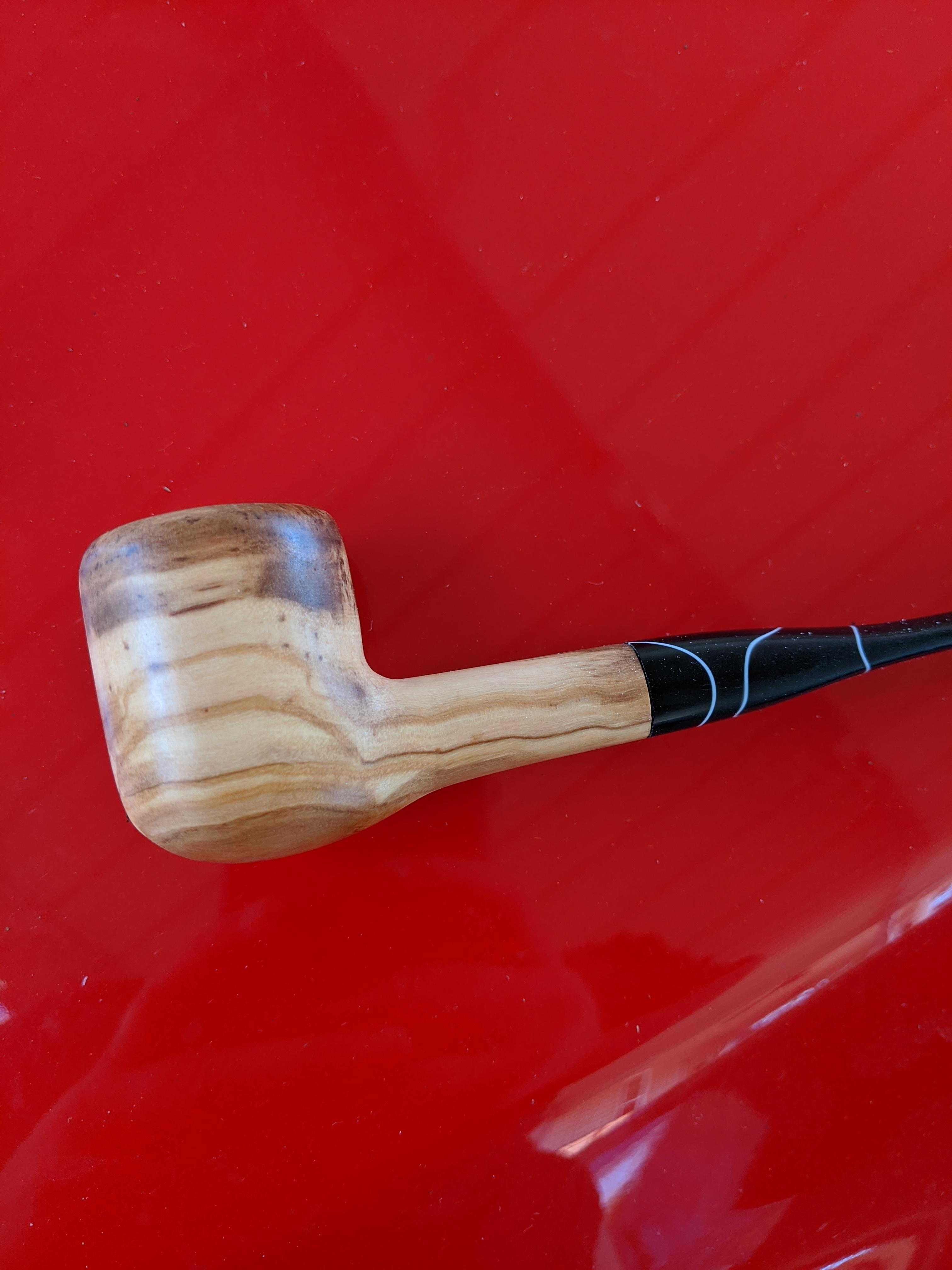 Just finished my first olive pipe, also the First pipe I've made 100
