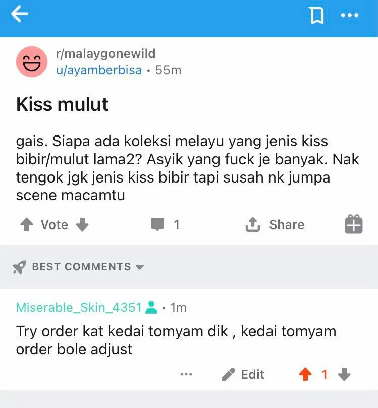Kalau menyangap jangan sampai takde otak . Kau ingat malaysia ni ada porn studio production ke