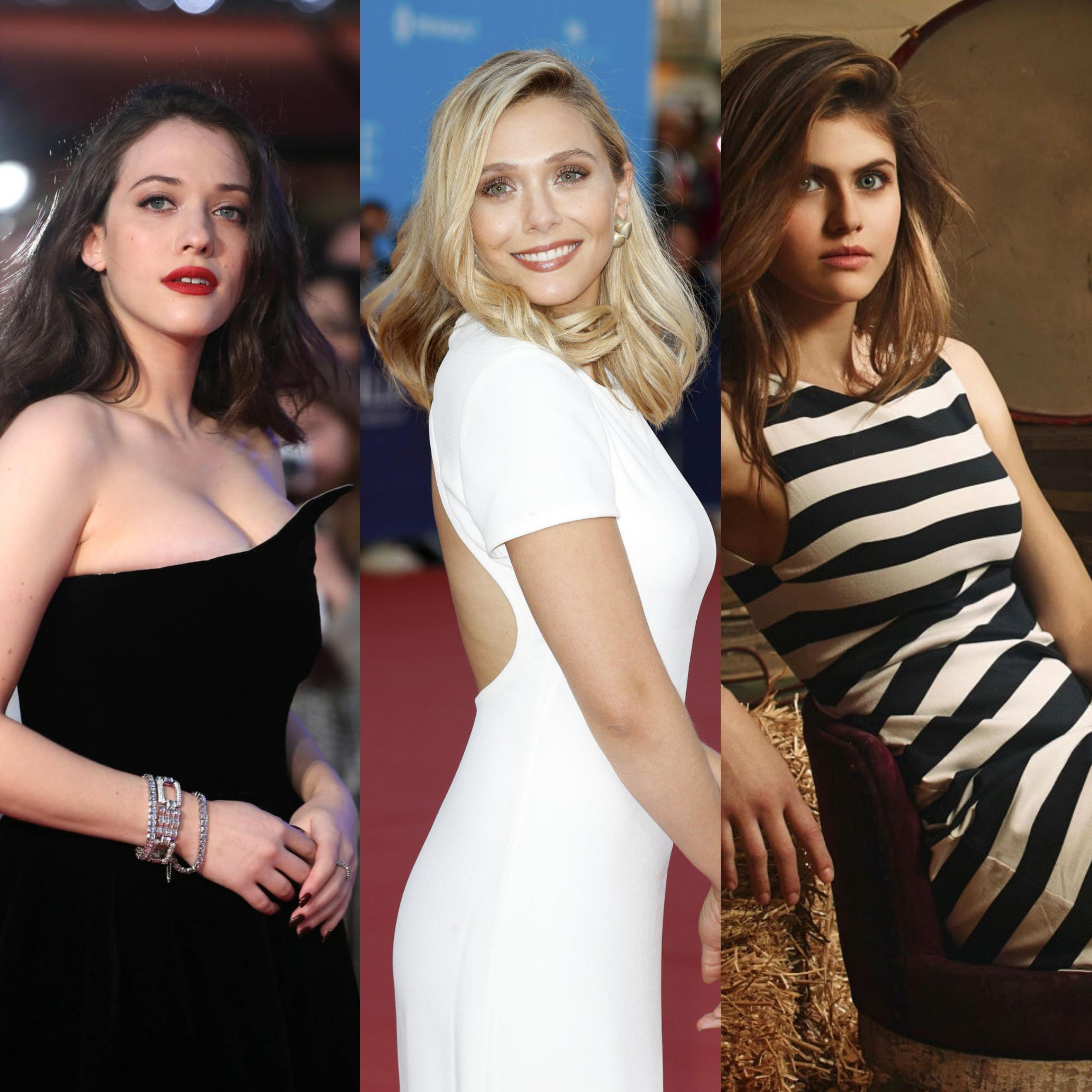 [kat Dennings Elizabeth Olsen Alexandra Daddario] Pick One Celeb For