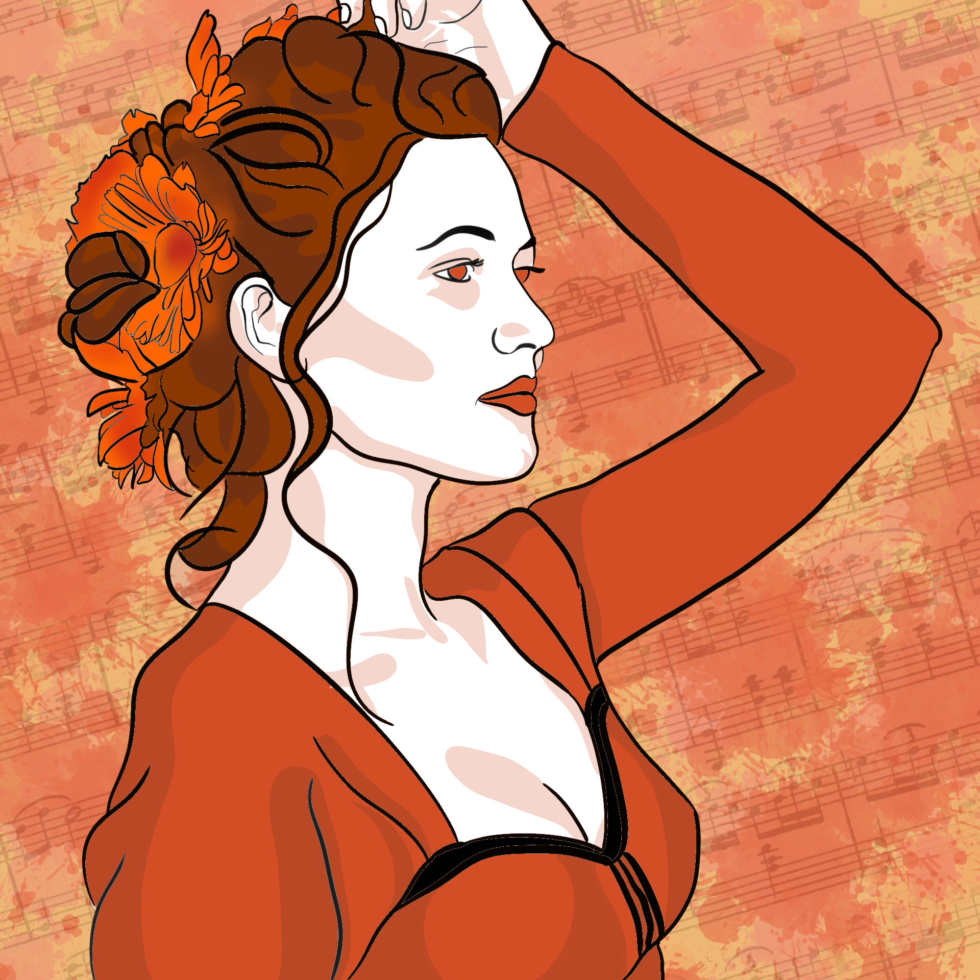 Lady in Orange main image 1