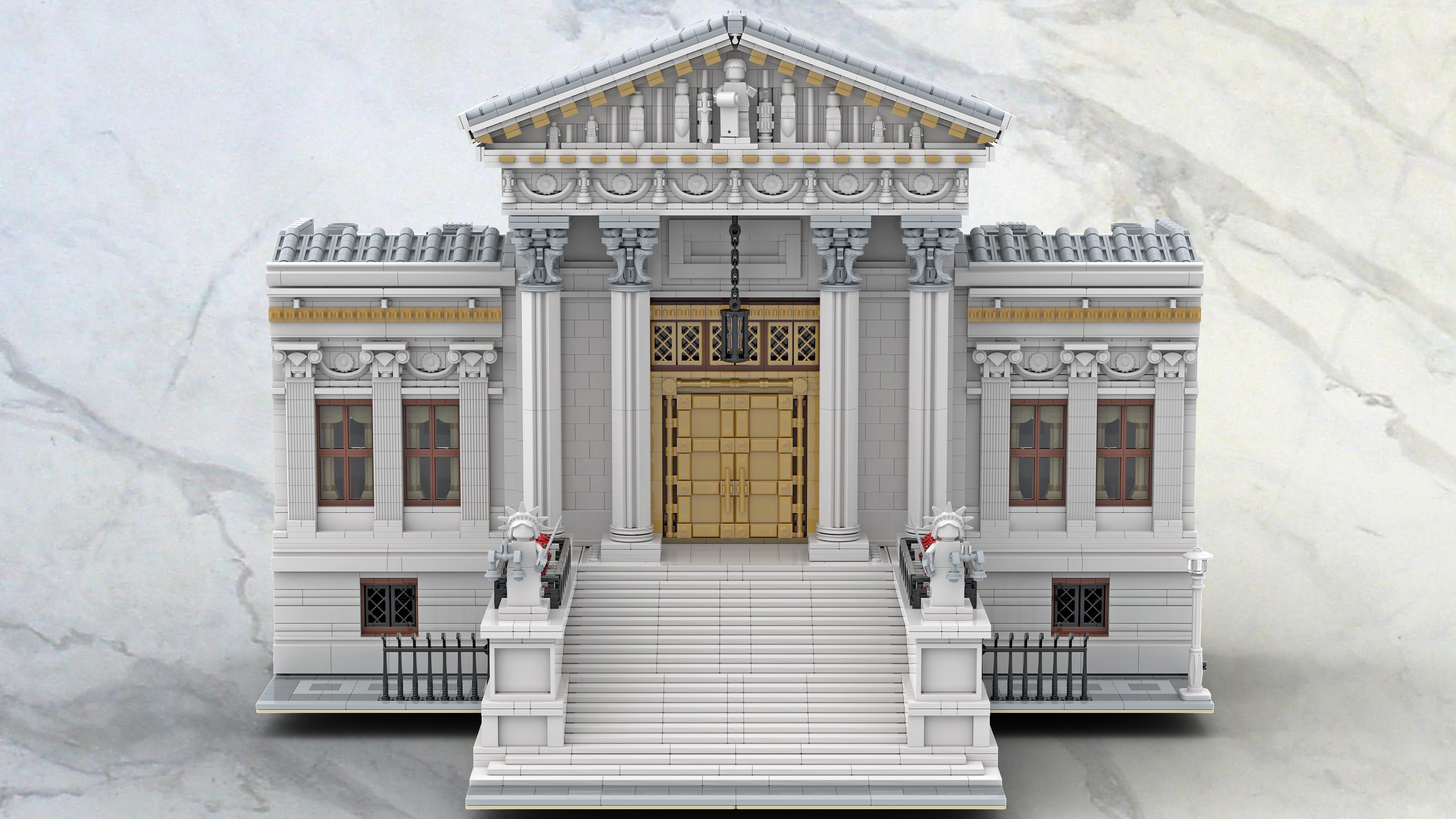 LEGO Modular courthouse | Scrolller