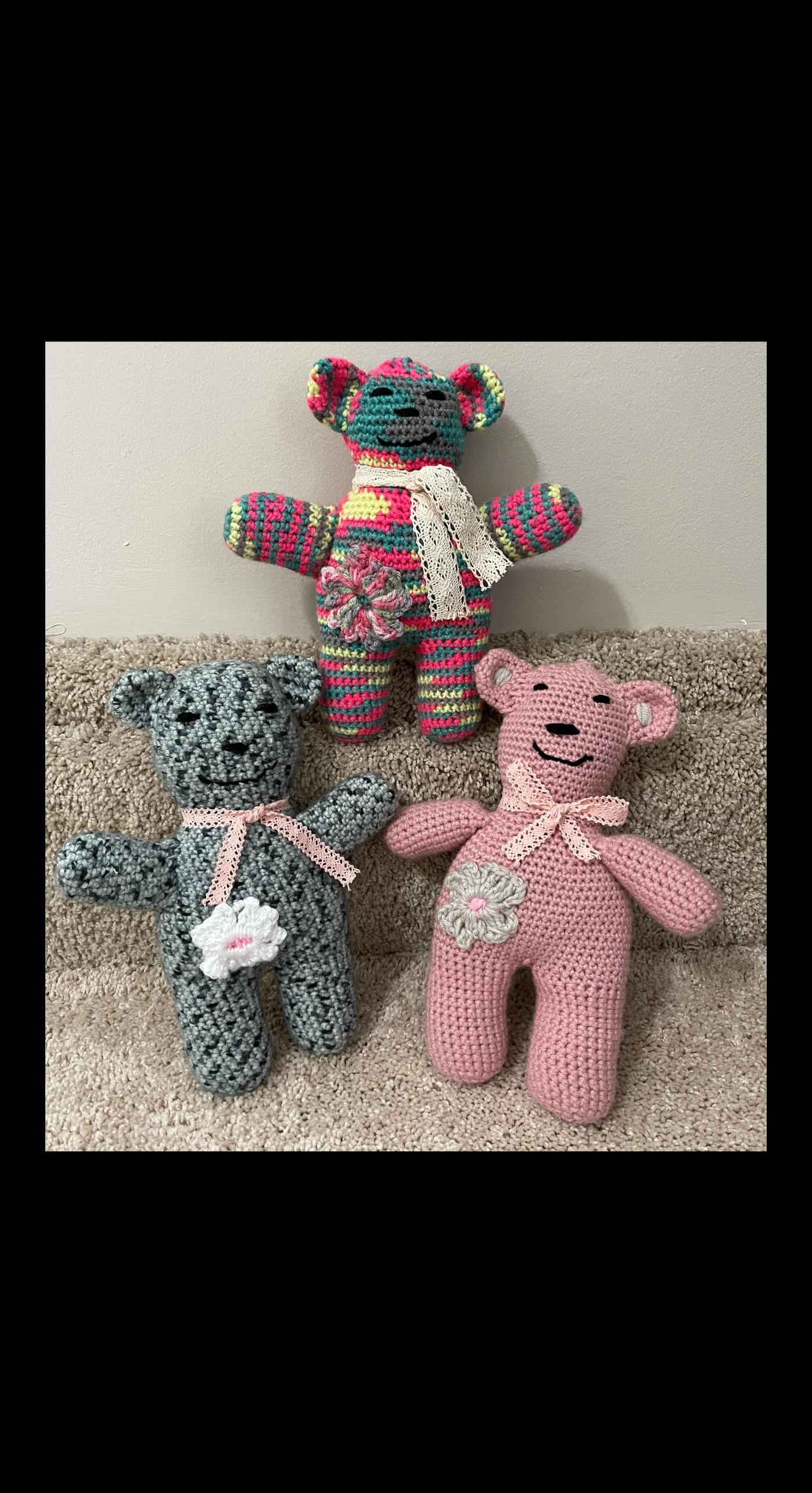 Lemme Bears! Crochet bears for Ostomy patients! Scrolller