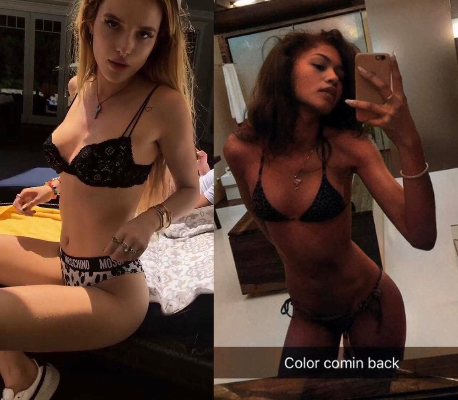 lesbian role play with zendaya and bella thorne, hit me up on kik:bde52 or  discord: bde52 | Scrolller