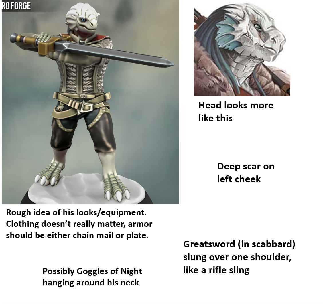 [LFA] Dragar, my Dragonborn Fighter (soonish-to-be Psi Warrior) in RotF ...