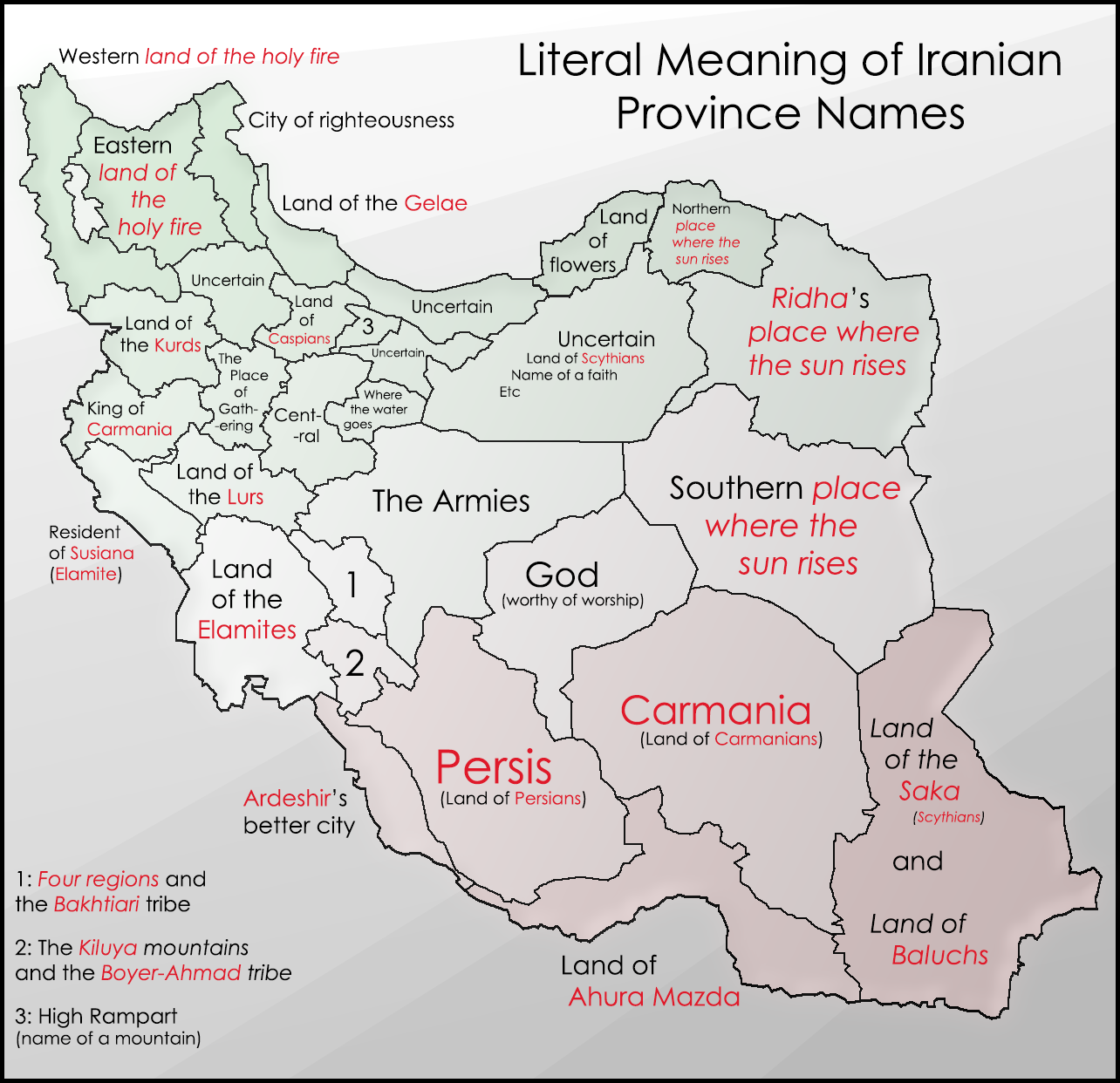 Literal meaning of Iranian province names Scrolller