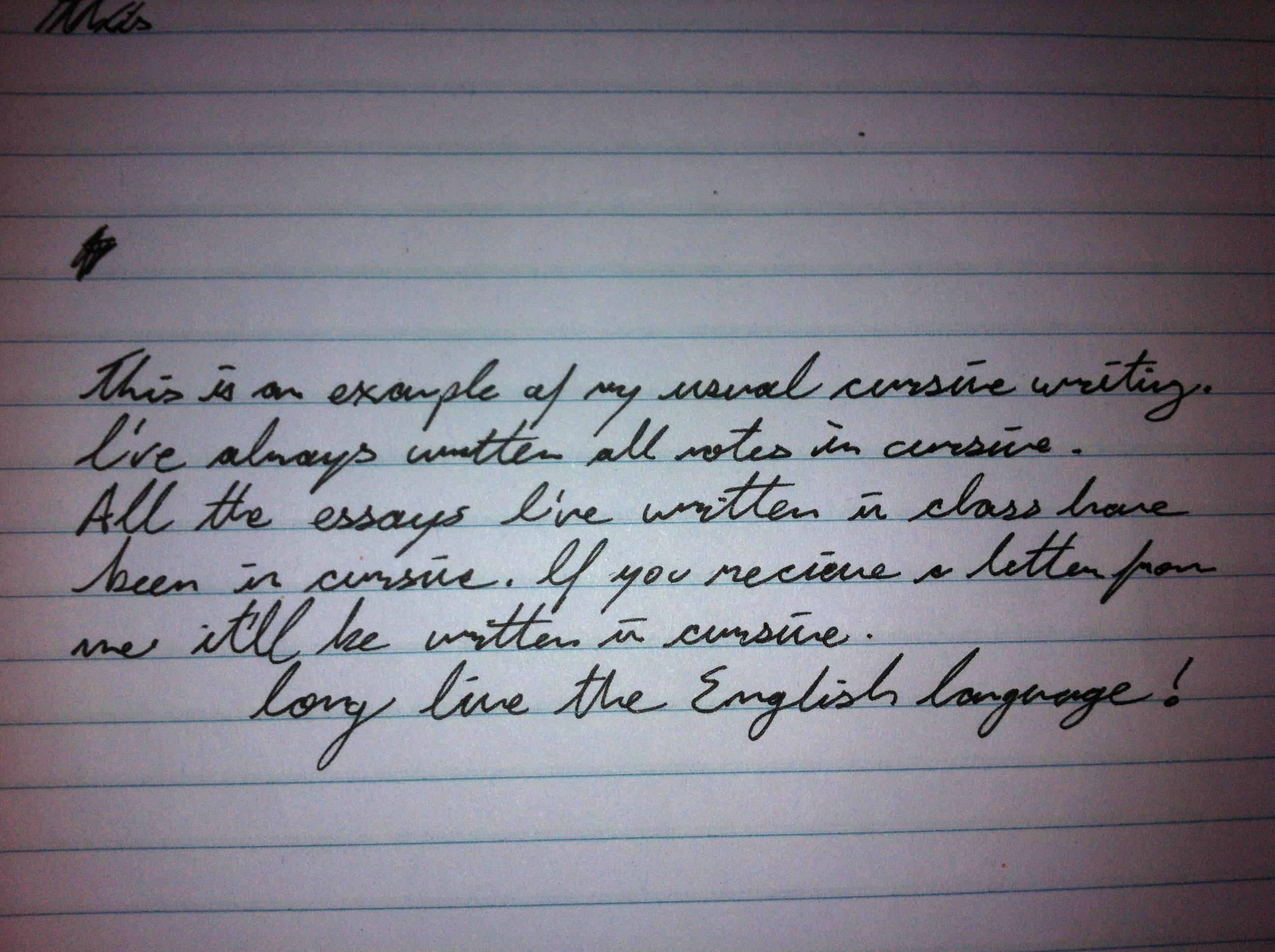 Scrolling Cursive Date Long Live Cursive! | Scrolller