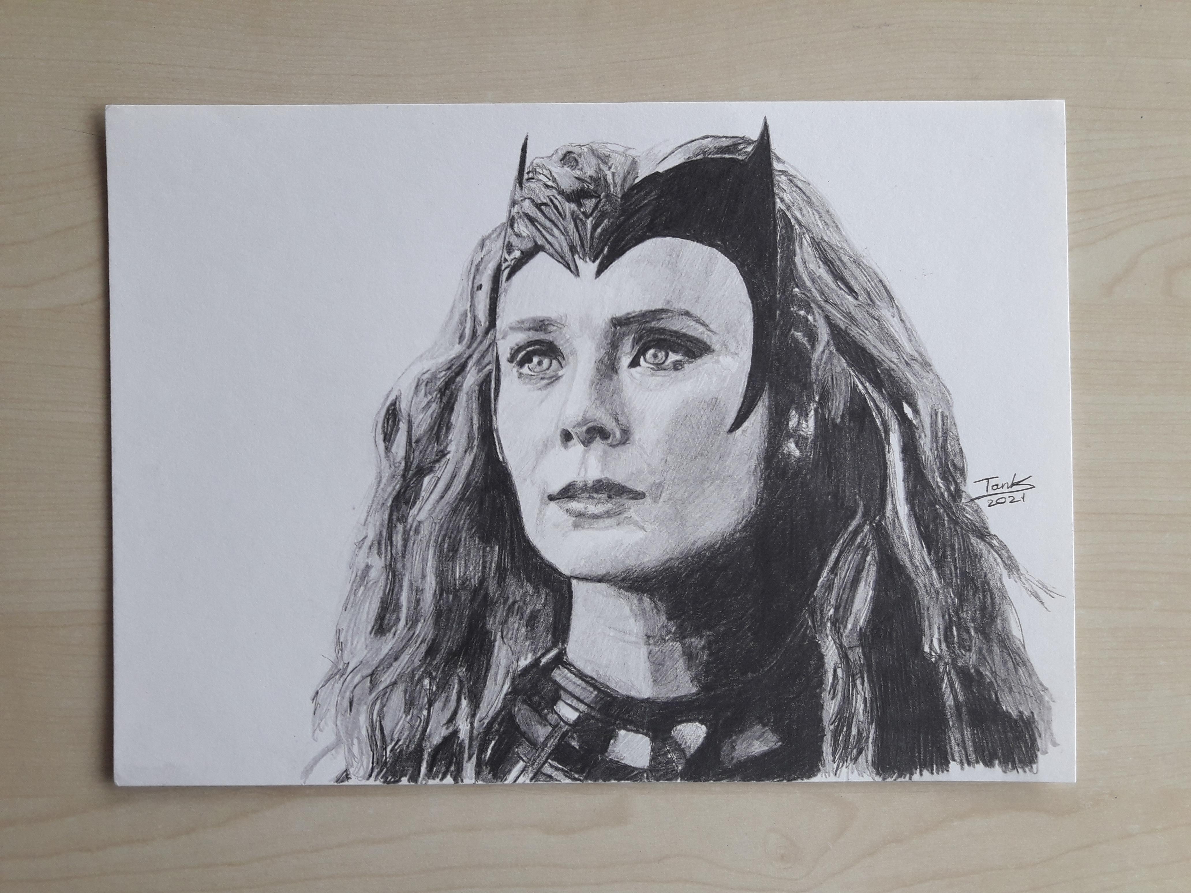 Loved the series and here is my Wanda Maximoff drawing. Scrolller