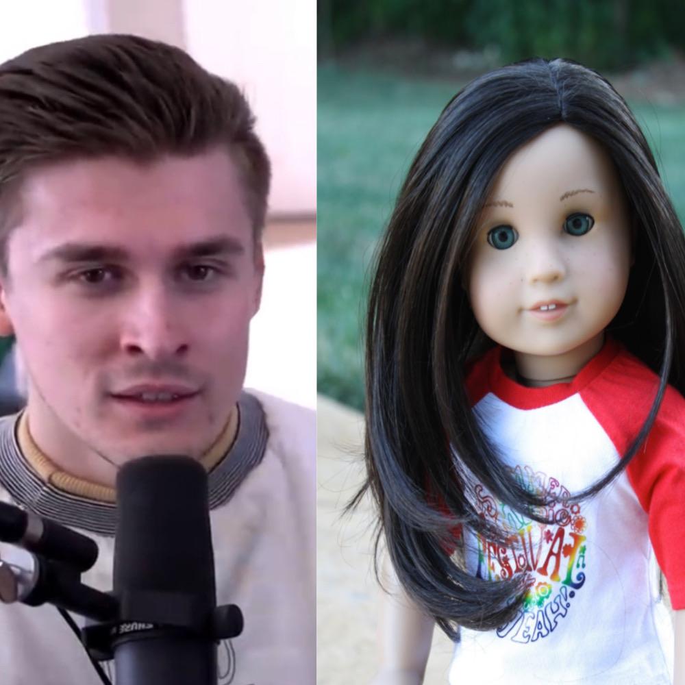 Ludwig out here with the American Girl Doll teeth Scrolller