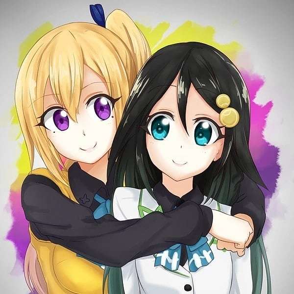 Mai onee sama hugging Reina chan | Scrolller