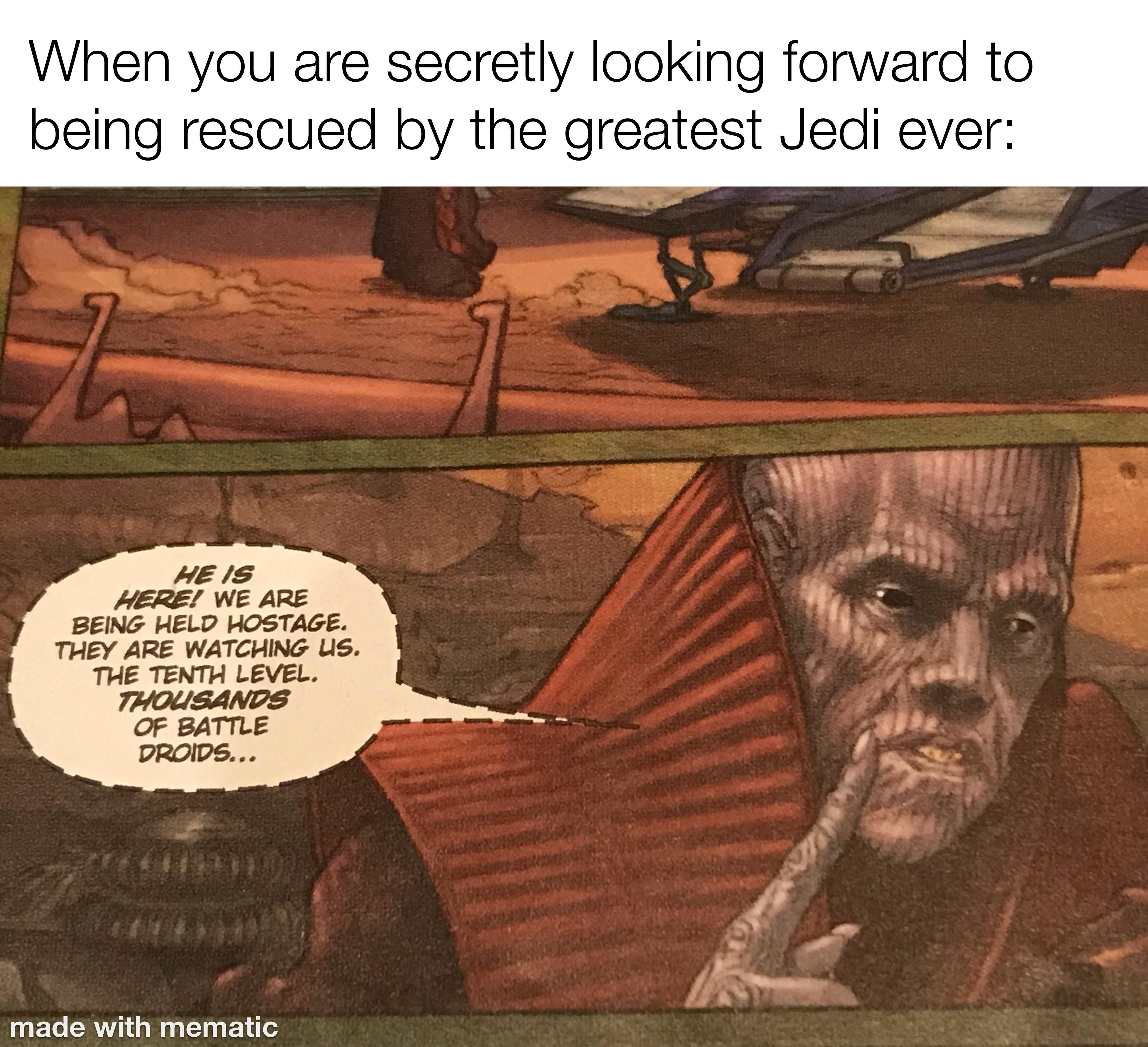 Making a meme of every line of the ROTS comic: post 331 | Scrolller